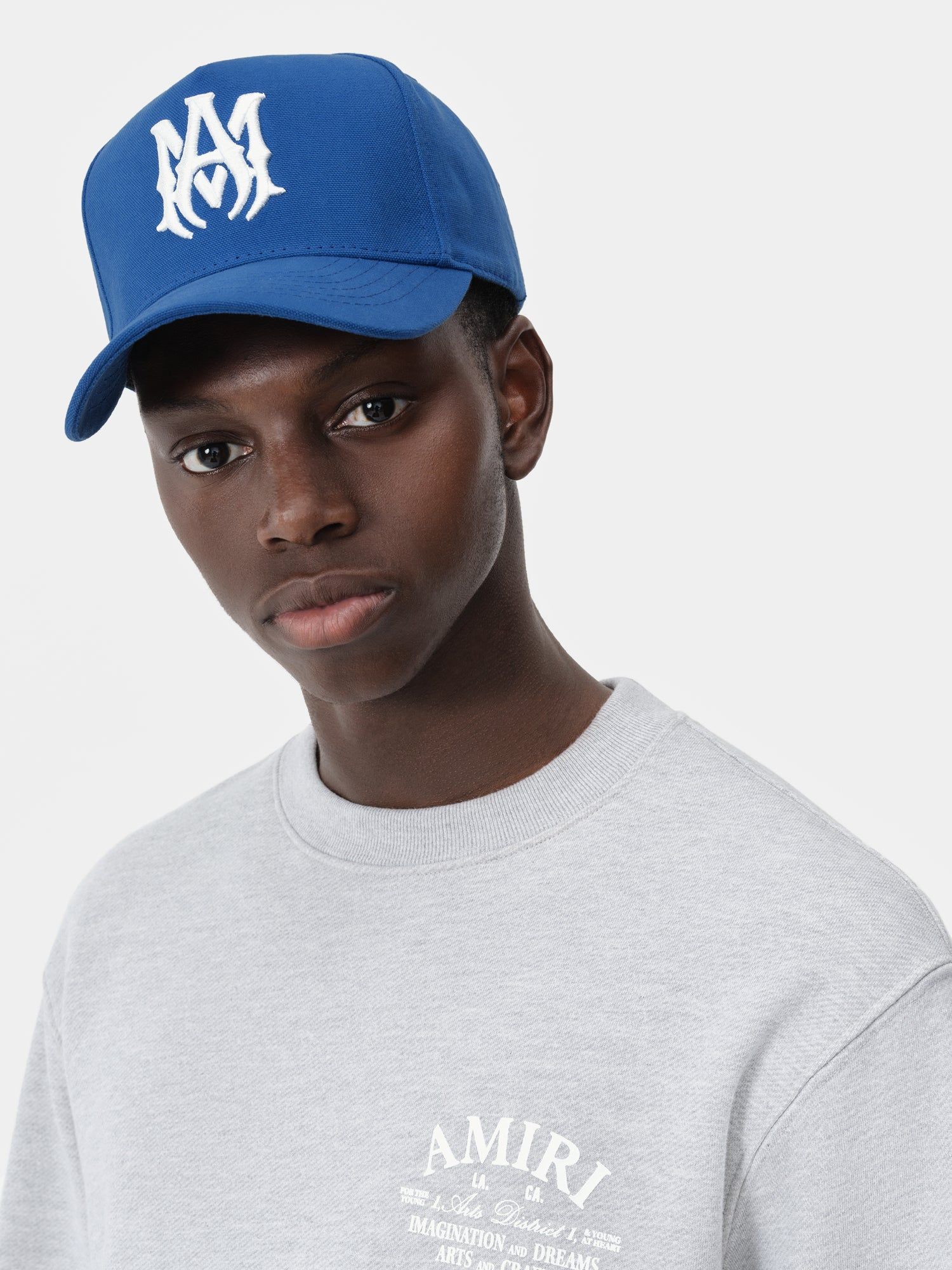 Amiri Full Canvas Ma Hat Men Hats Blue | MVYGIAH-15