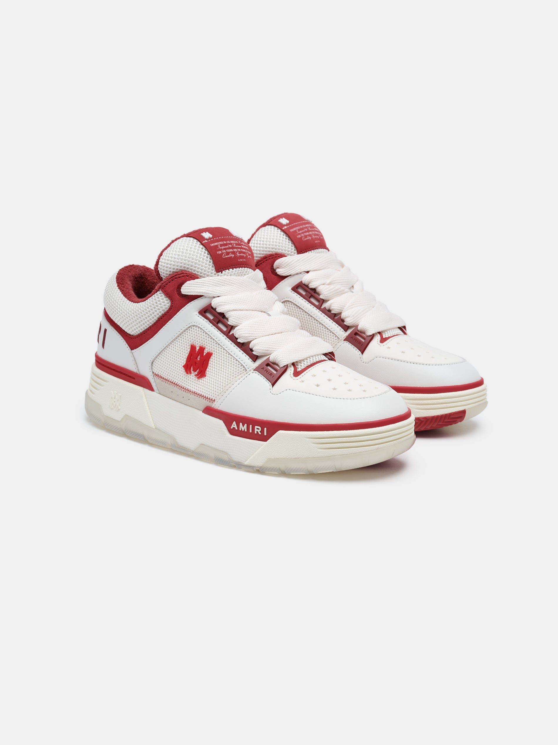 Amiri Ma-1 Men Sneakers Red White | LHTQKUZ-54