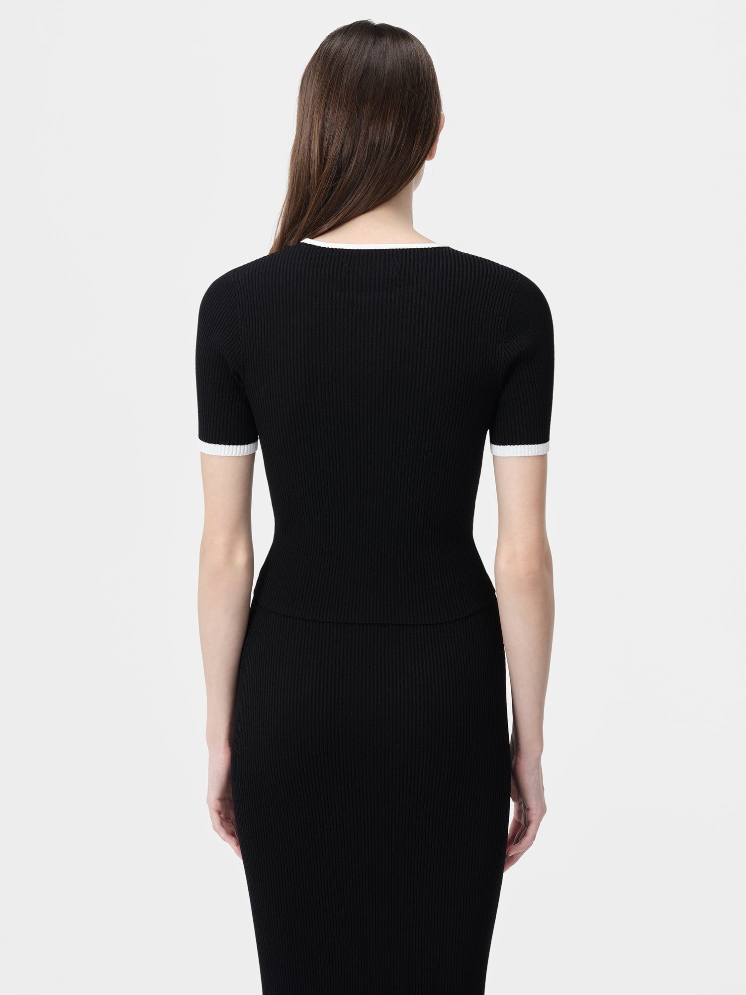 Amiri Ma Baby Tee Women T Shirts Black | WAOHSQM-80