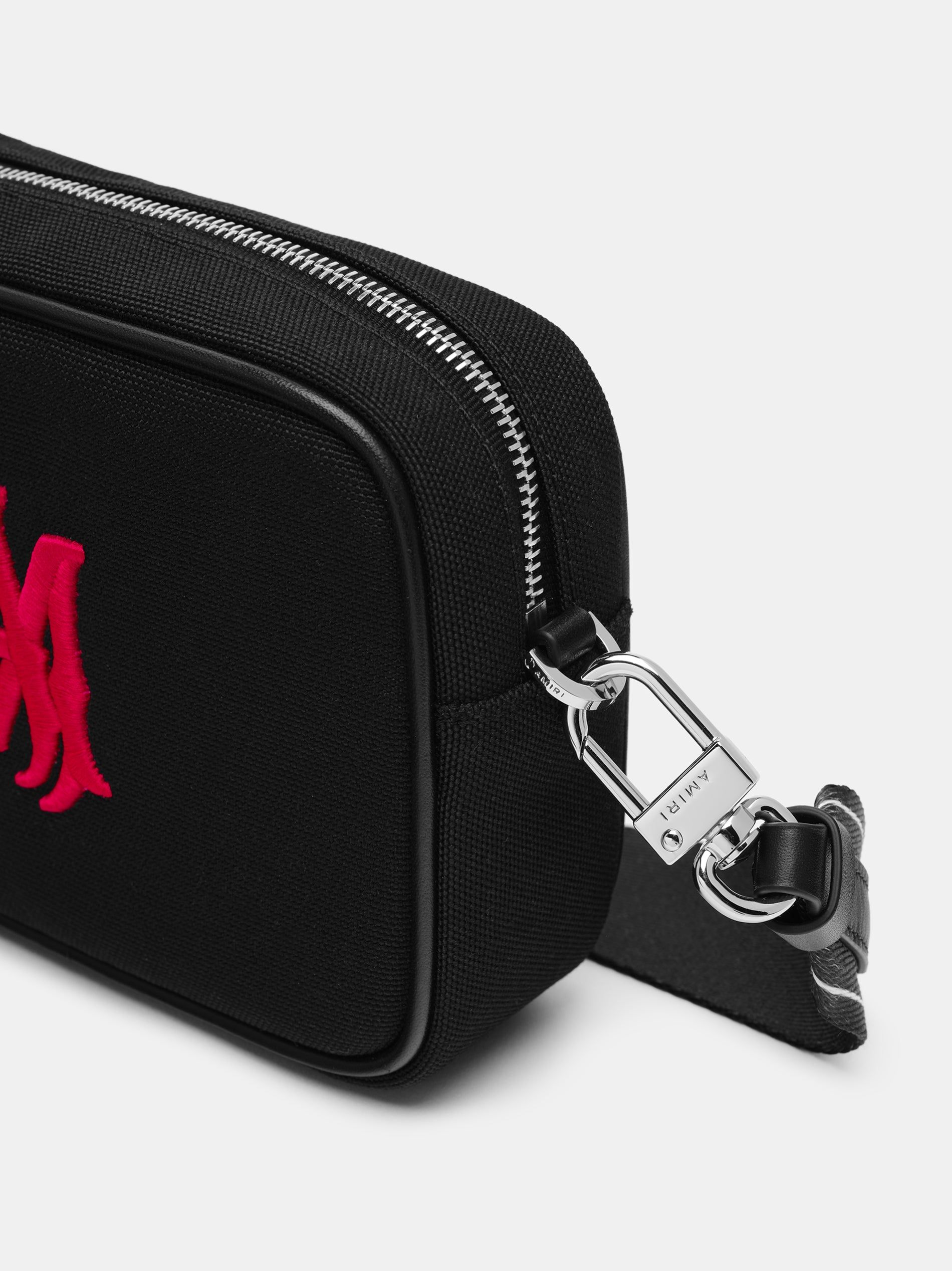 Amiri Ma Canvas Camera Case Men Bags Black | JXYNAZE-81