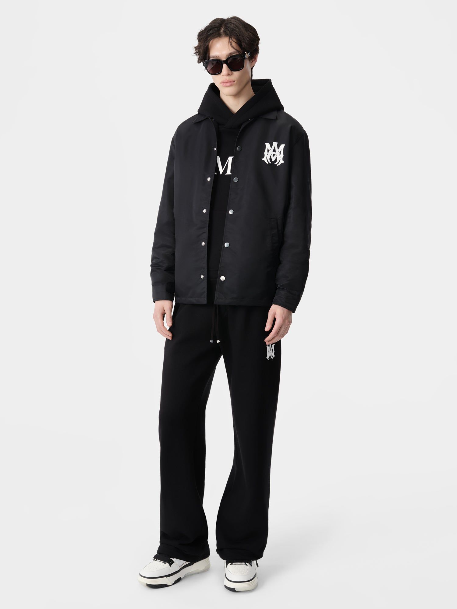 Amiri Ma Coach Jacket Men Outerwear Black | MQAYZFT-81