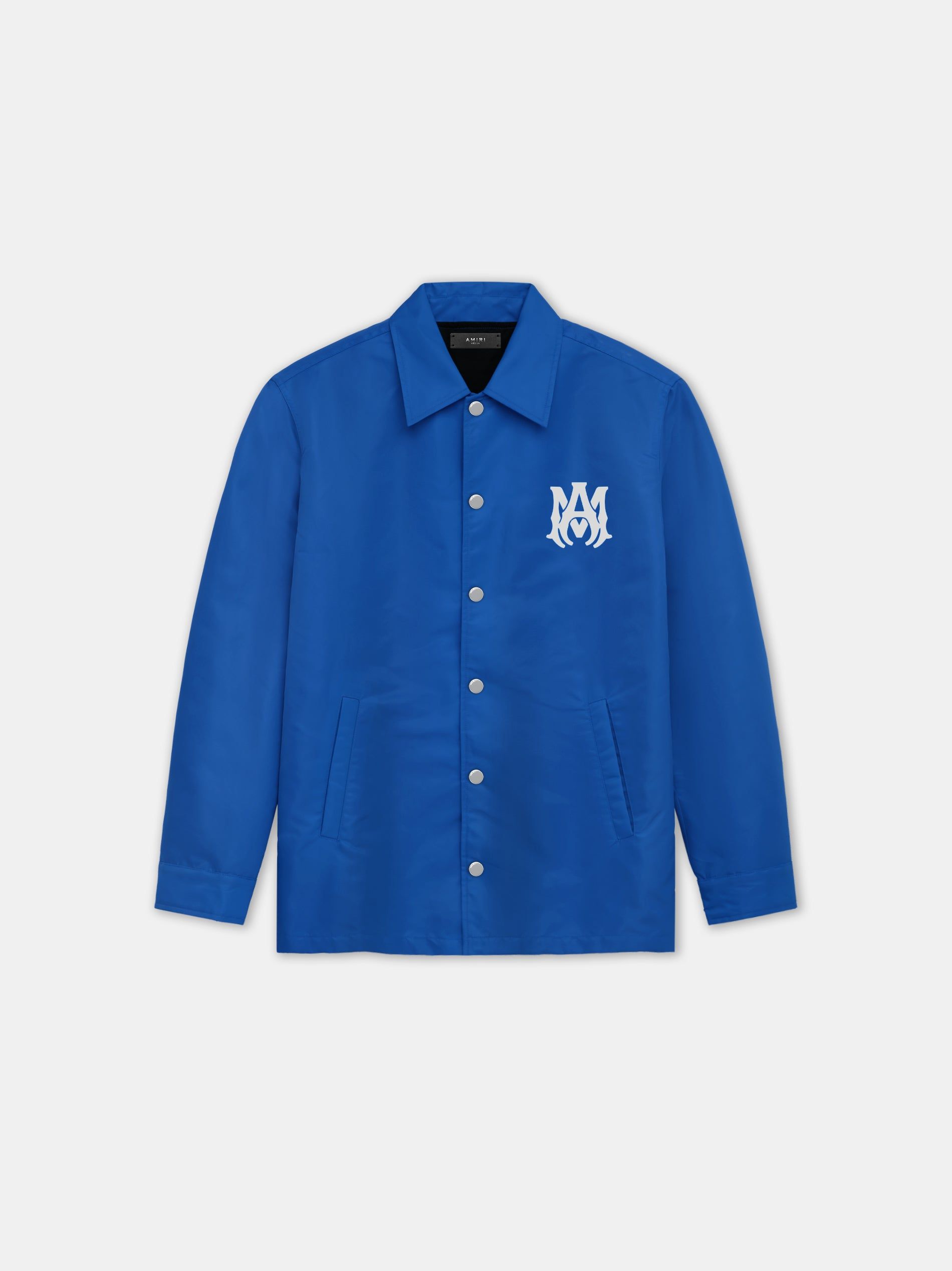 Amiri Ma Coach Jacket Men Outerwear Blue | WUXVLRA-47