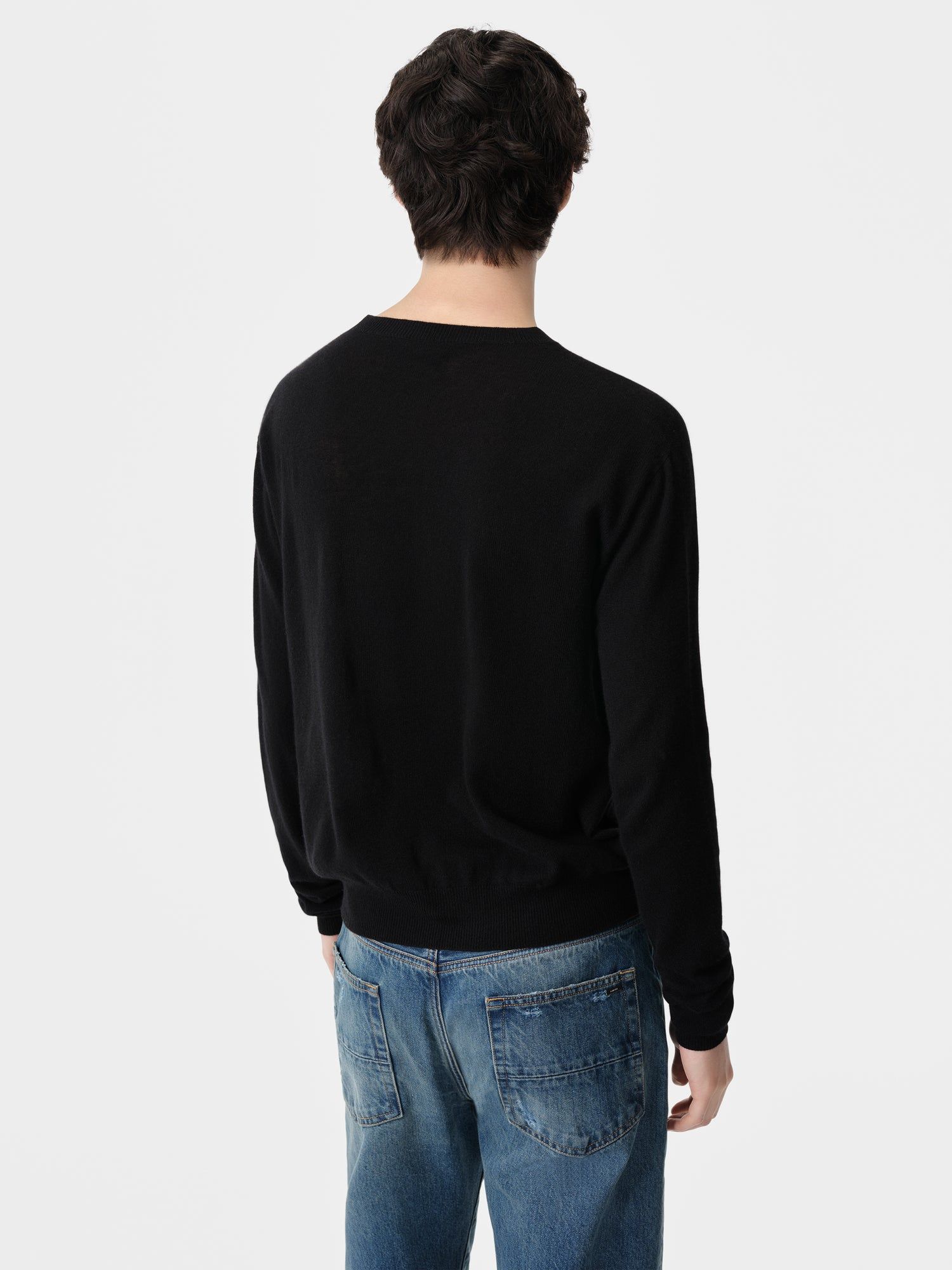 Amiri Ma Crew Men Knitwear Black | SLBZRVM-72