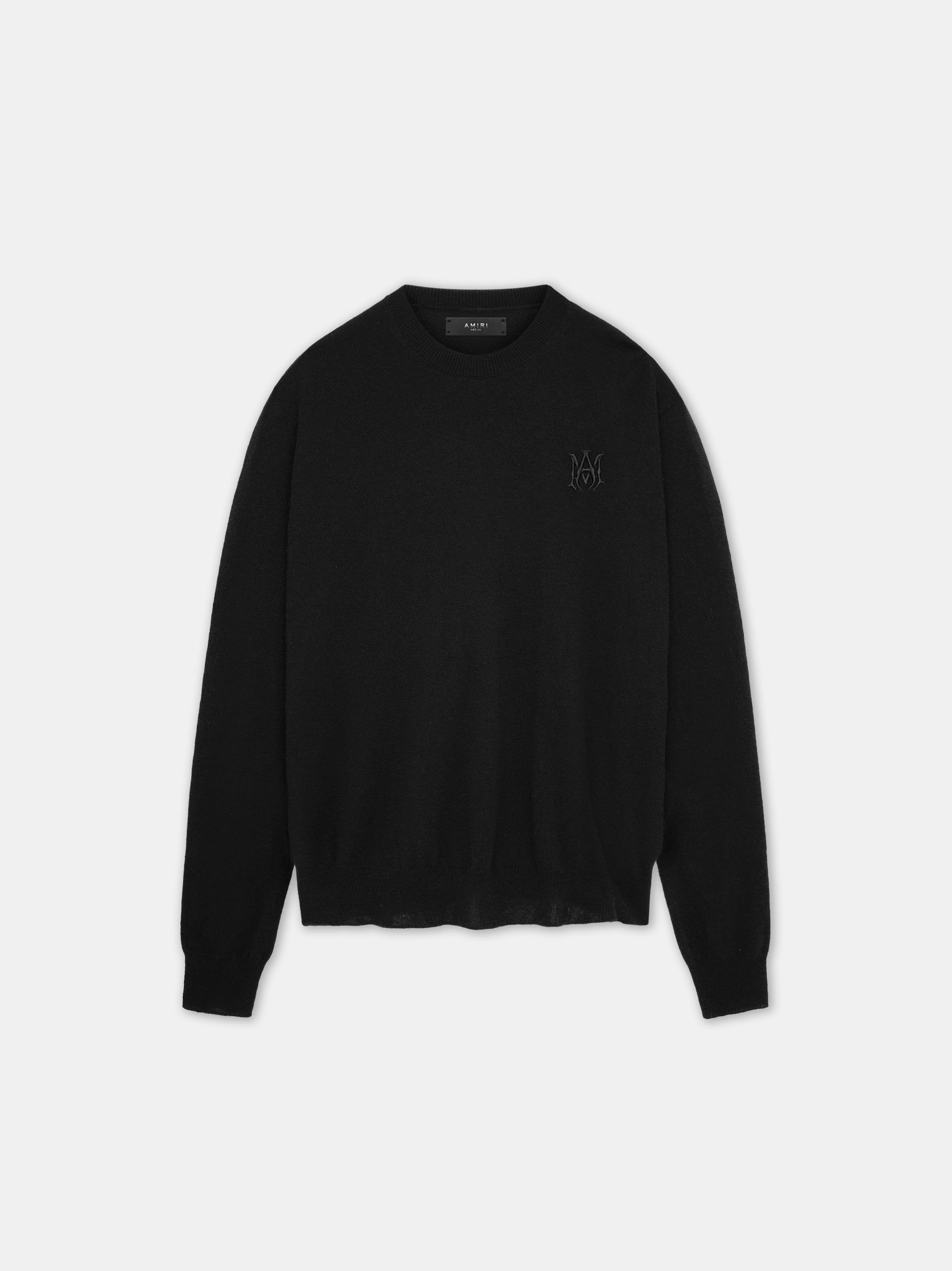 Amiri Ma Crew Men Knitwear Black | SLBZRVM-72