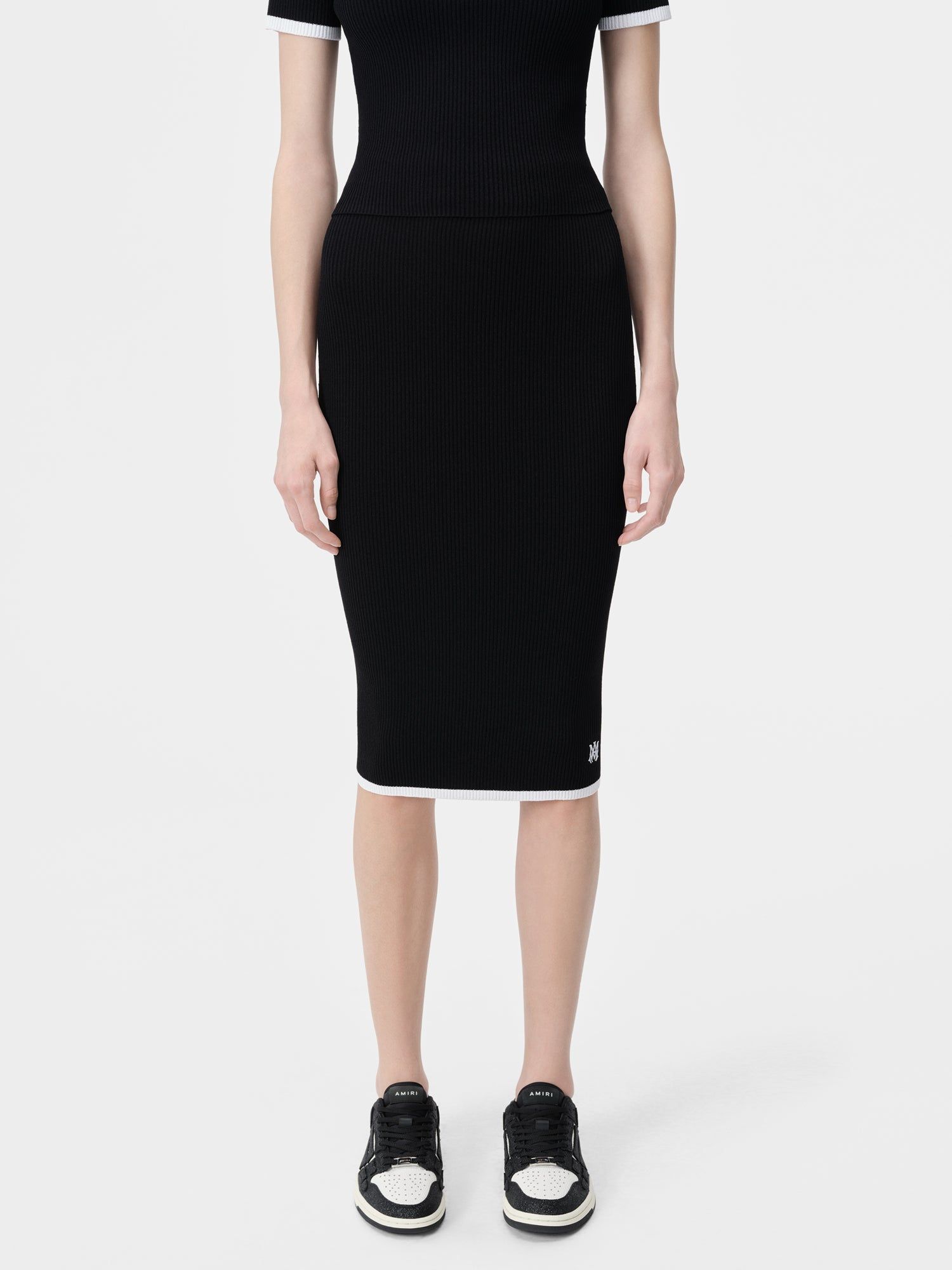 Amiri Ma Midi Skirt Women Knitwear Black | RLEVJXA-29