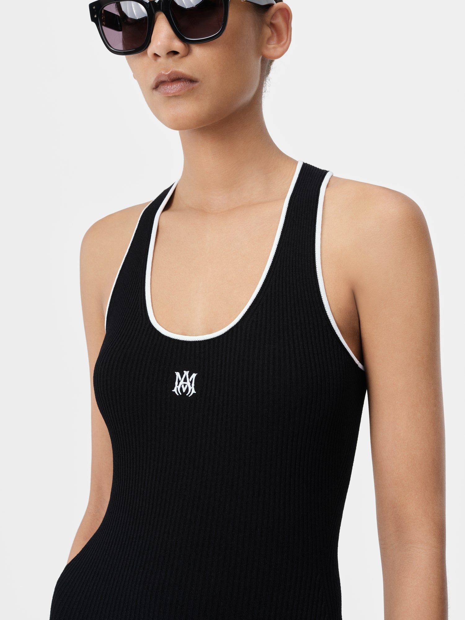 Amiri Ma Mini Dress Women Knitwear Black | QBNVAFW-06