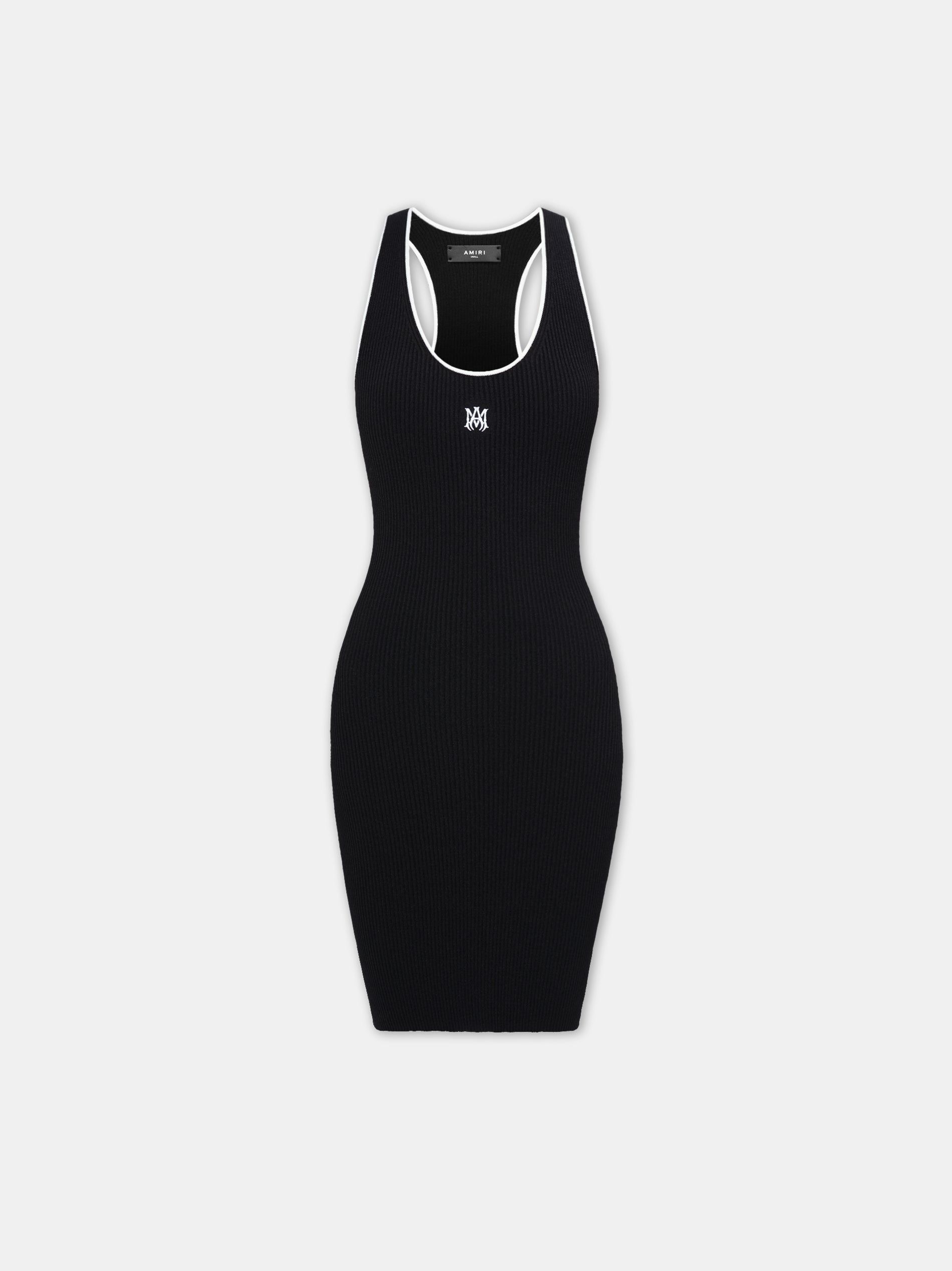 Amiri Ma Mini Dress Women Knitwear Black | QBNVAFW-06