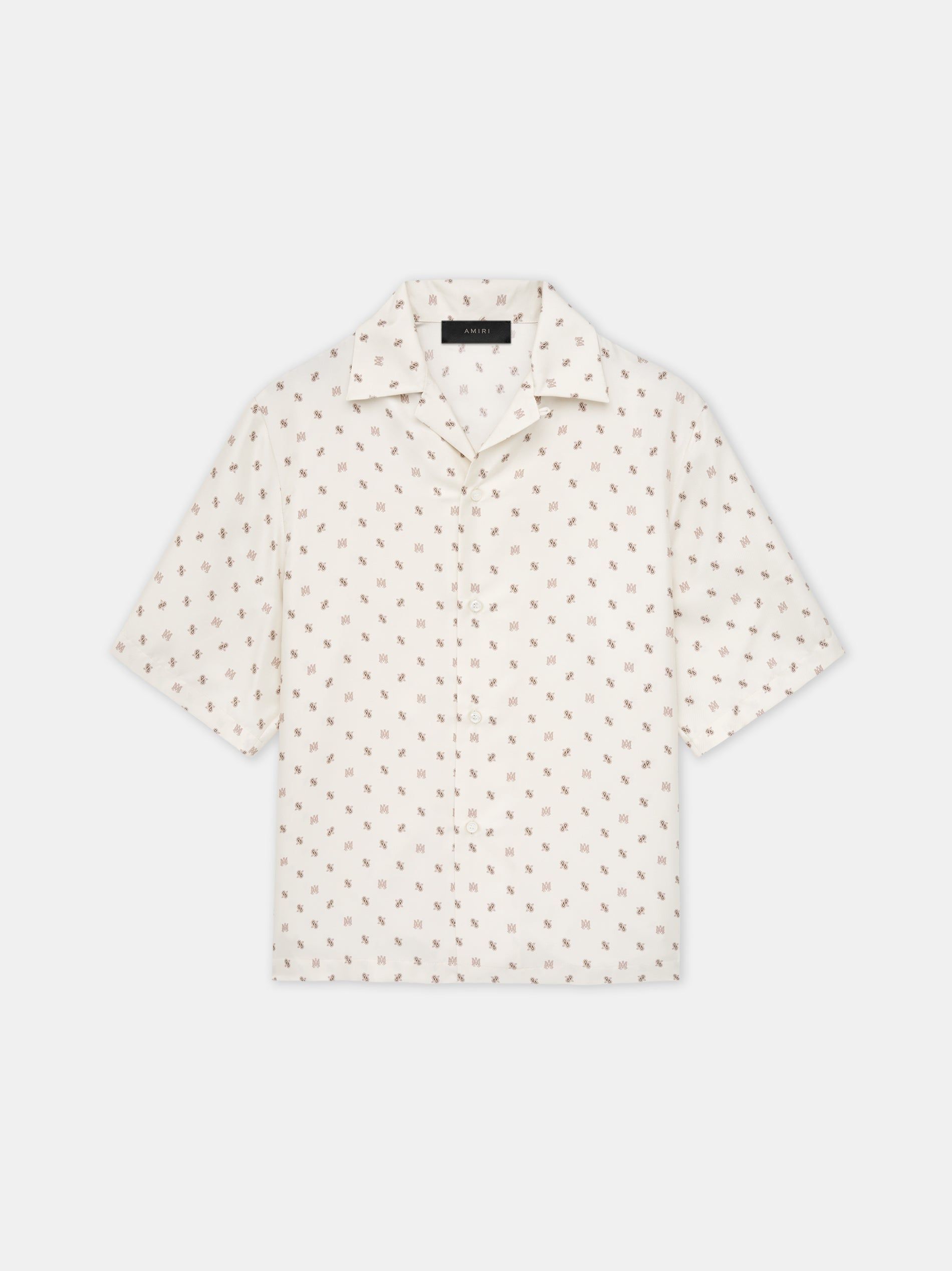 Amiri Ma Paisley Bowling Shirt Men Shirts Birch | HZPMVDY-20