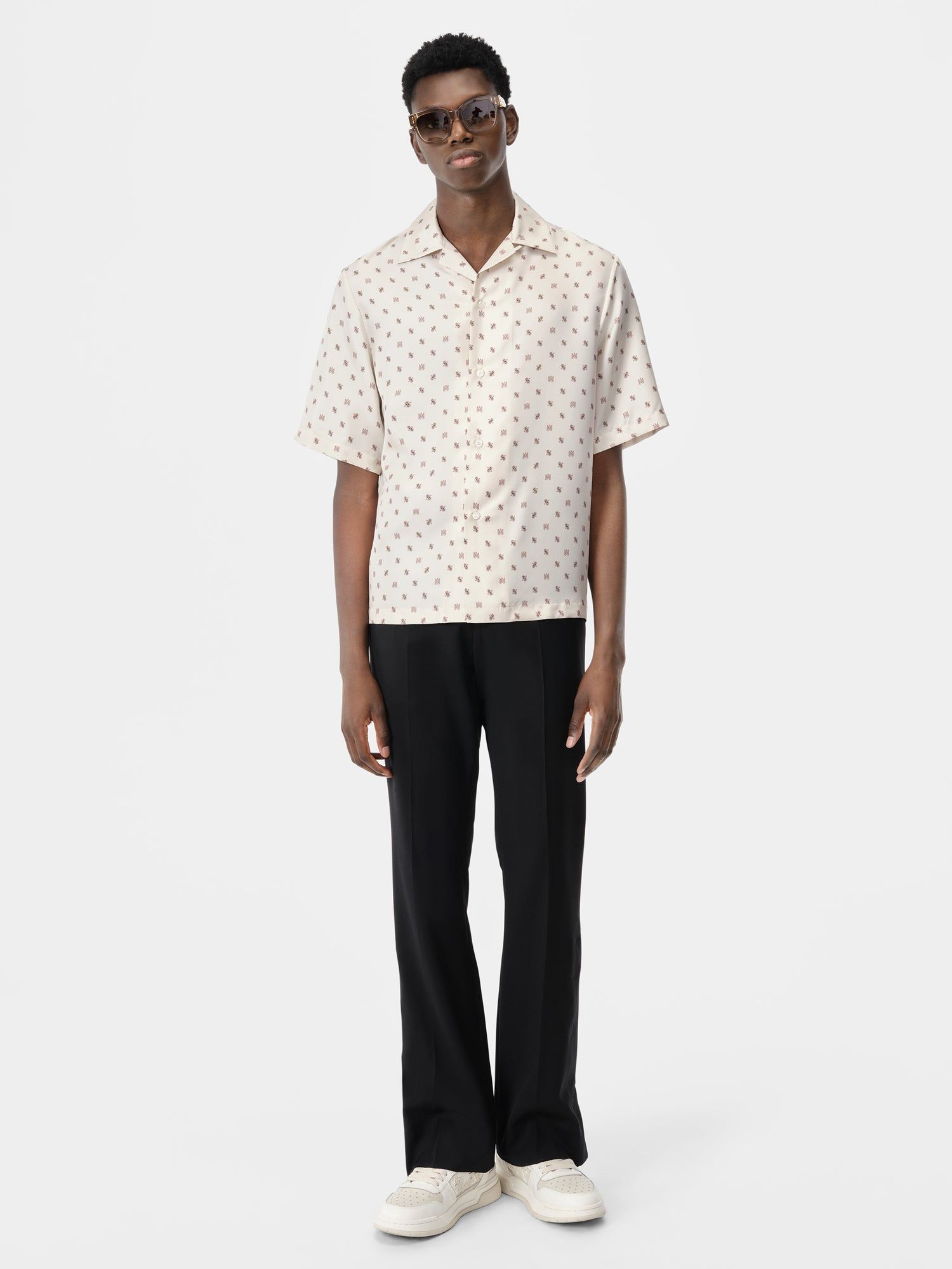 Amiri Ma Paisley Bowling Shirt Men Shirts Birch | HZPMVDY-20