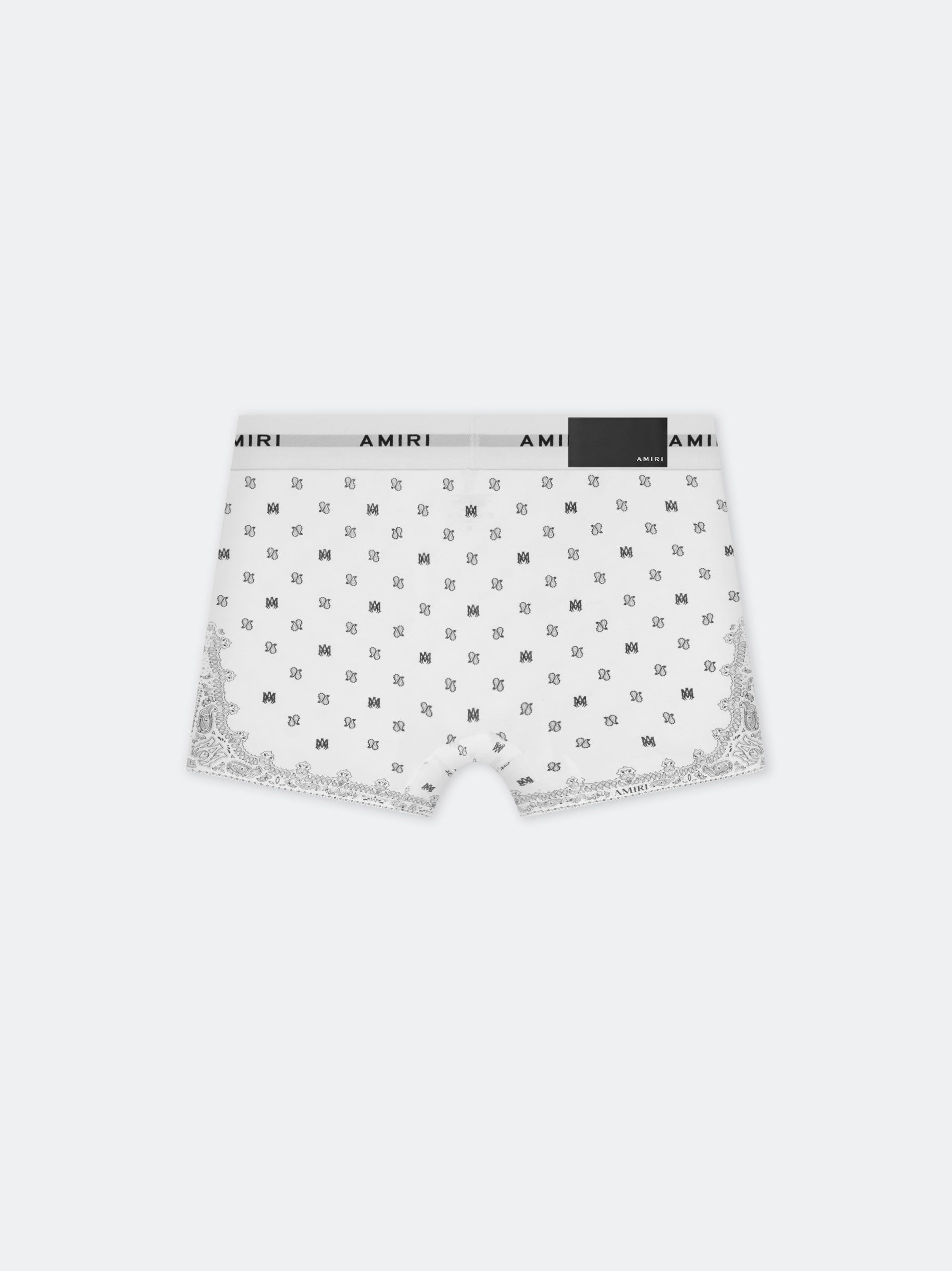 Amiri Ma Paisley Briefs 2 Pack Men Briefs White | MEUXBVO-02