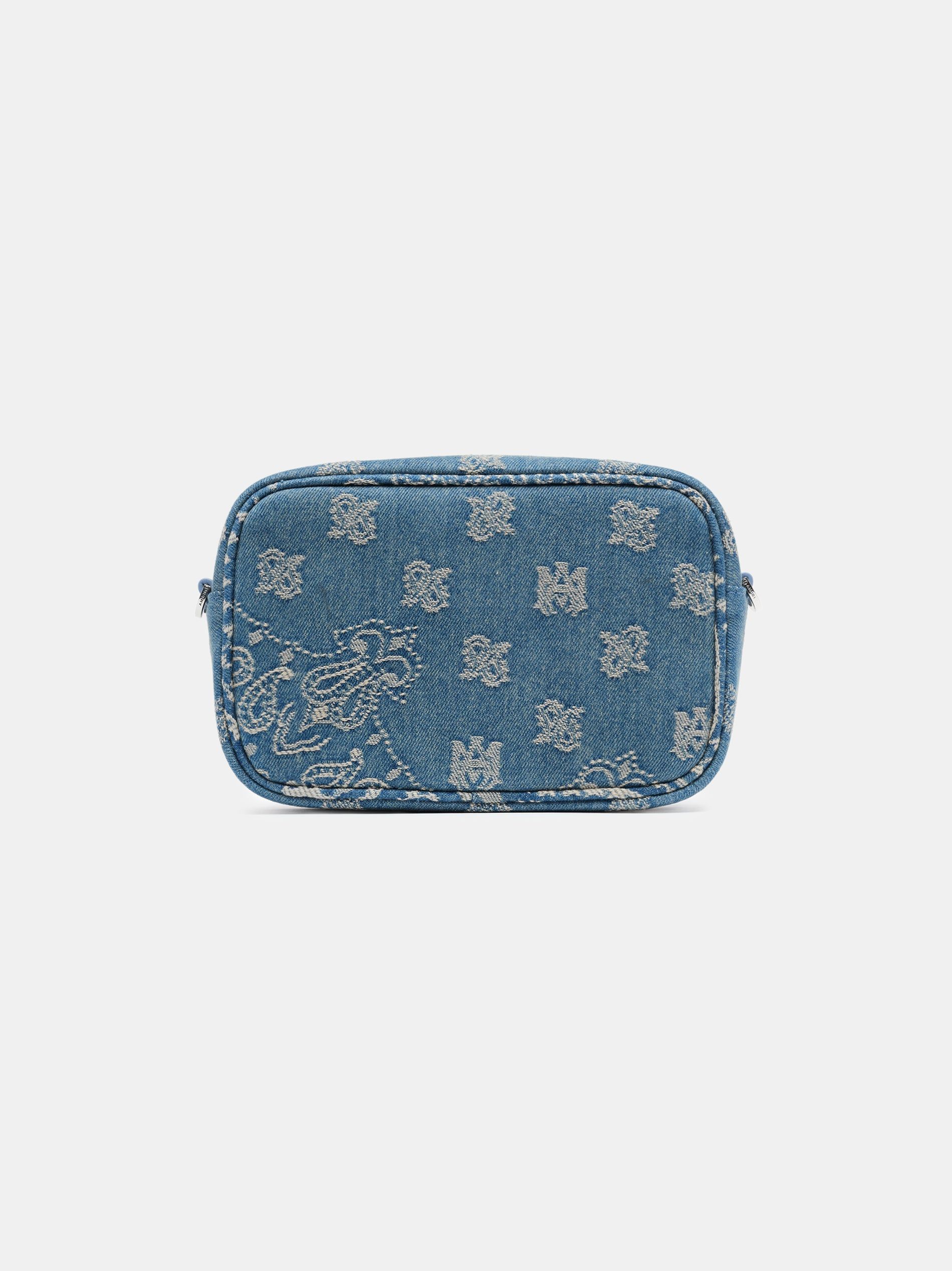 Amiri Ma Paisley Jacquard Camera Case Men Bags Indigo | MOUKIDS-28