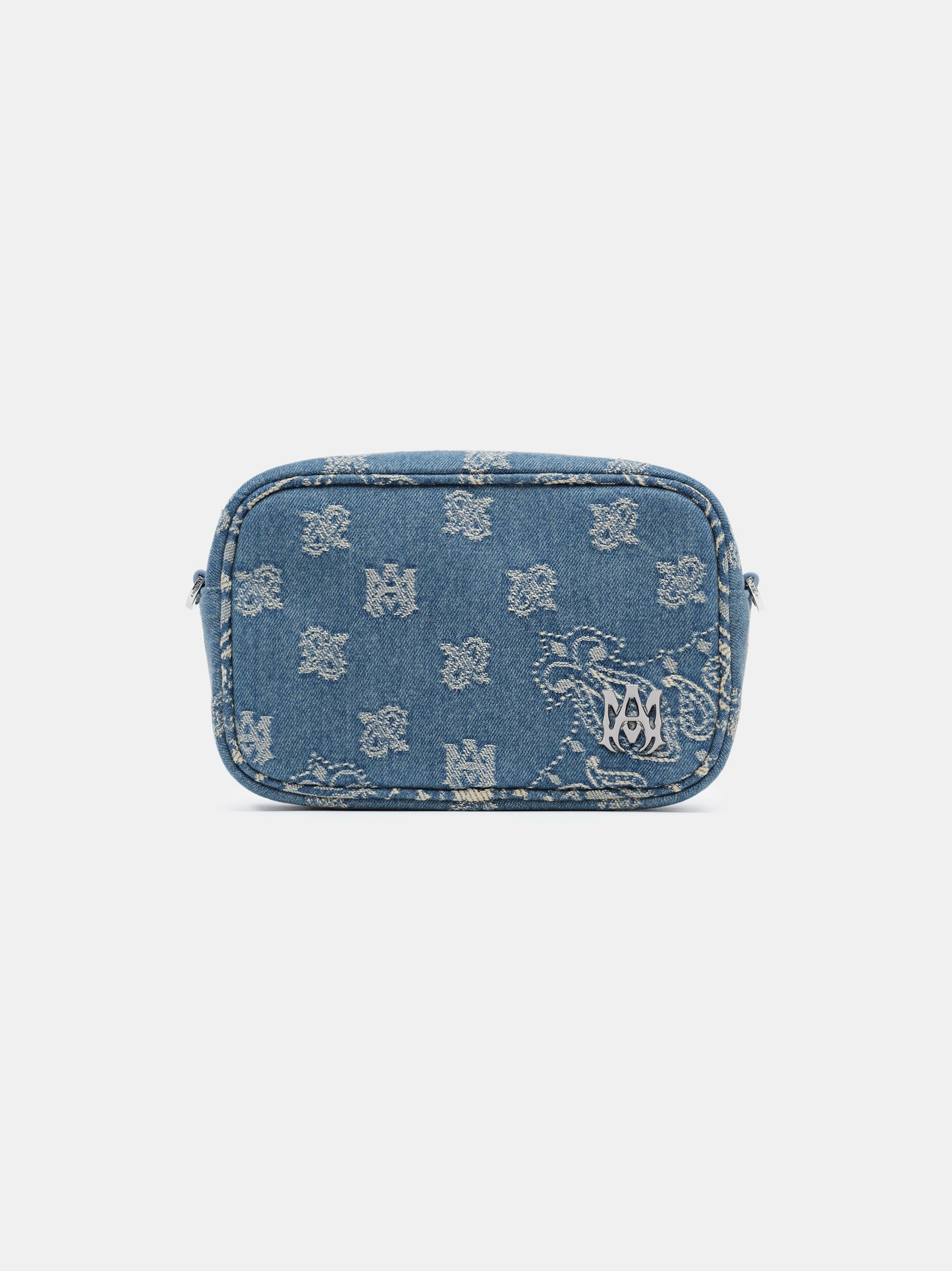 Amiri Ma Paisley Jacquard Camera Case Men Bags Indigo | MOUKIDS-28