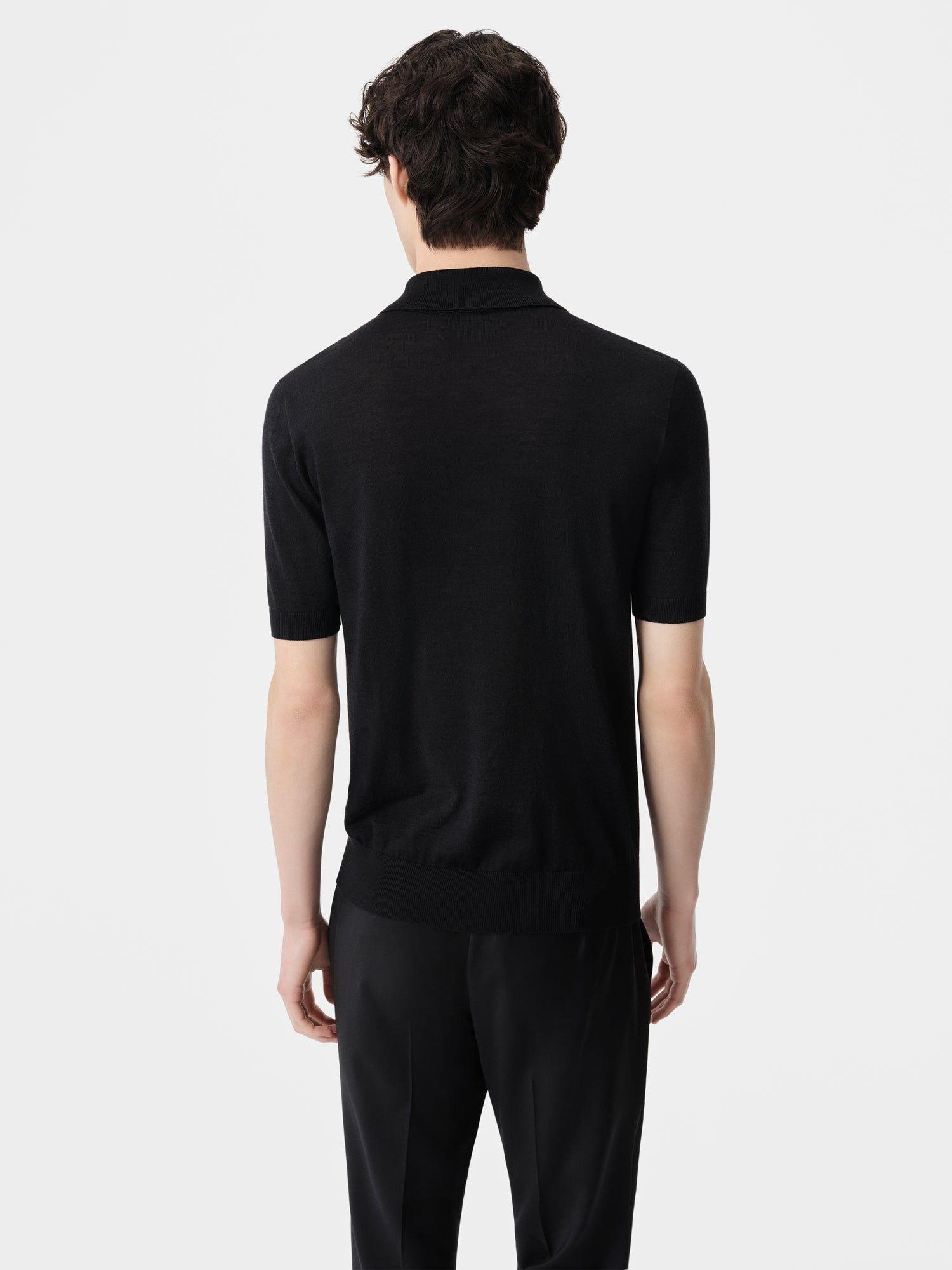 Amiri Ma Polo Men Knitwear Black | OPGXLYT-98