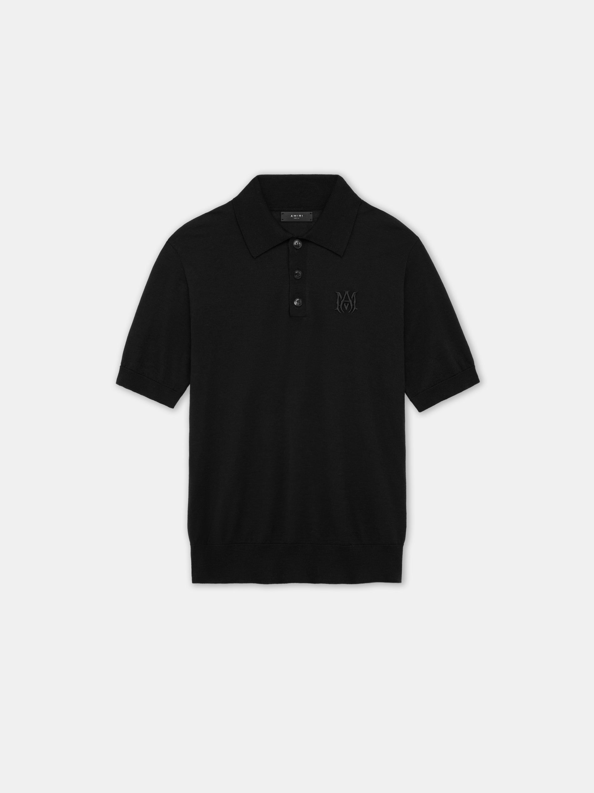 Amiri Ma Polo Men Knitwear Black | OPGXLYT-98