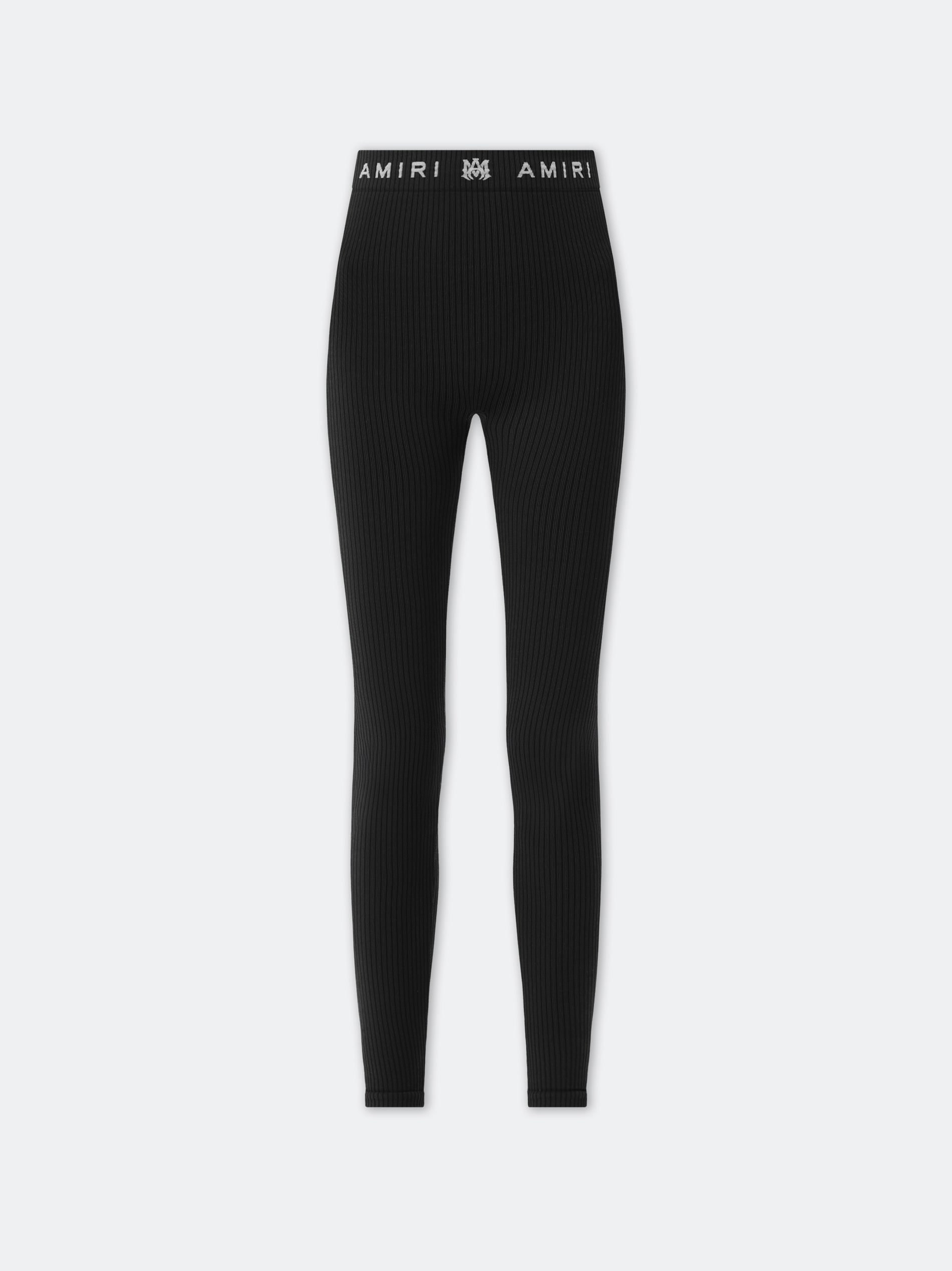 Amiri Ma Ribbed Seamless Legging Women Activewear Black | UQKAESP-24