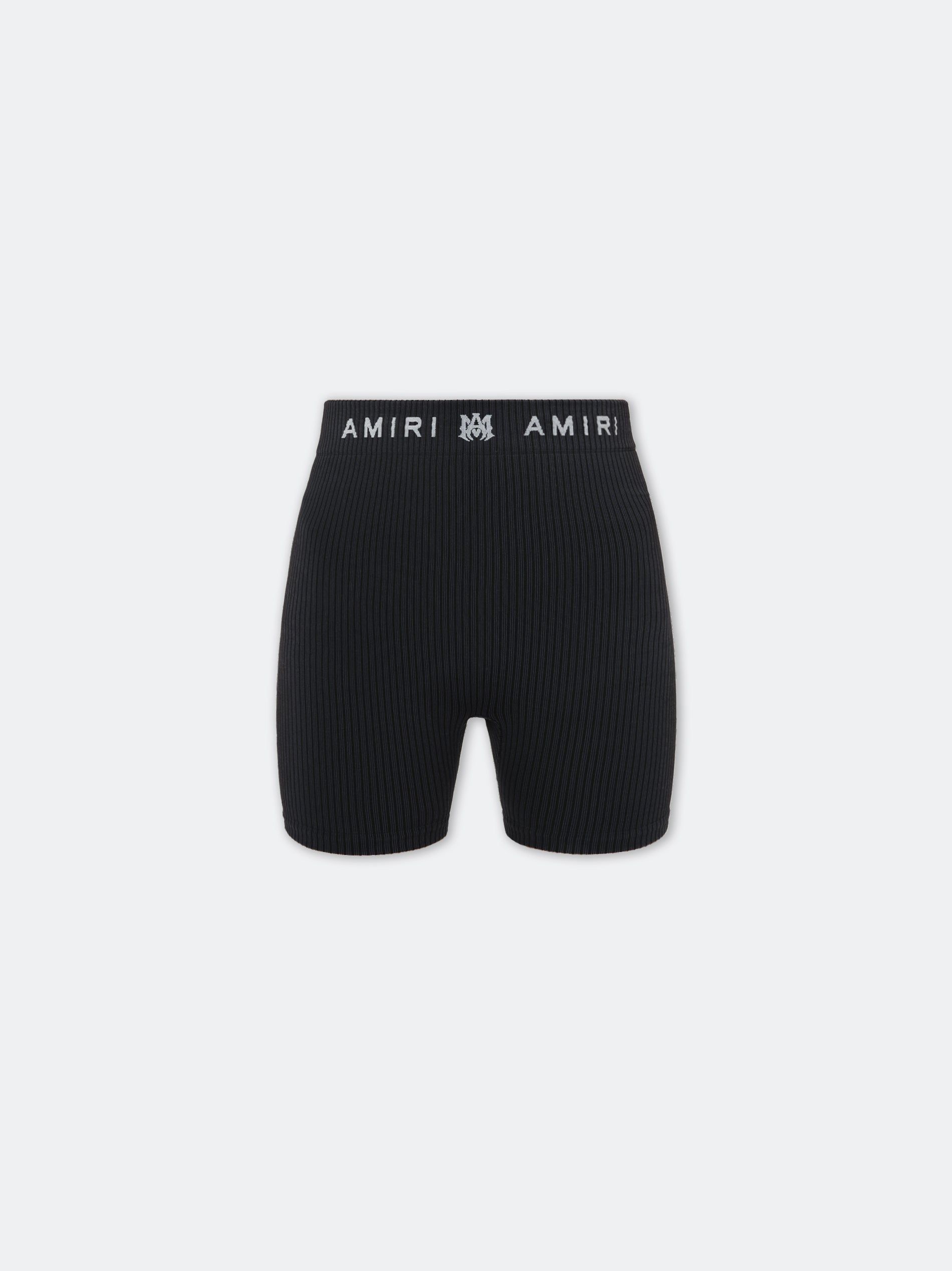 Amiri Ma Ribbed Seamless Short Women Shorts Black | SCJILZE-71