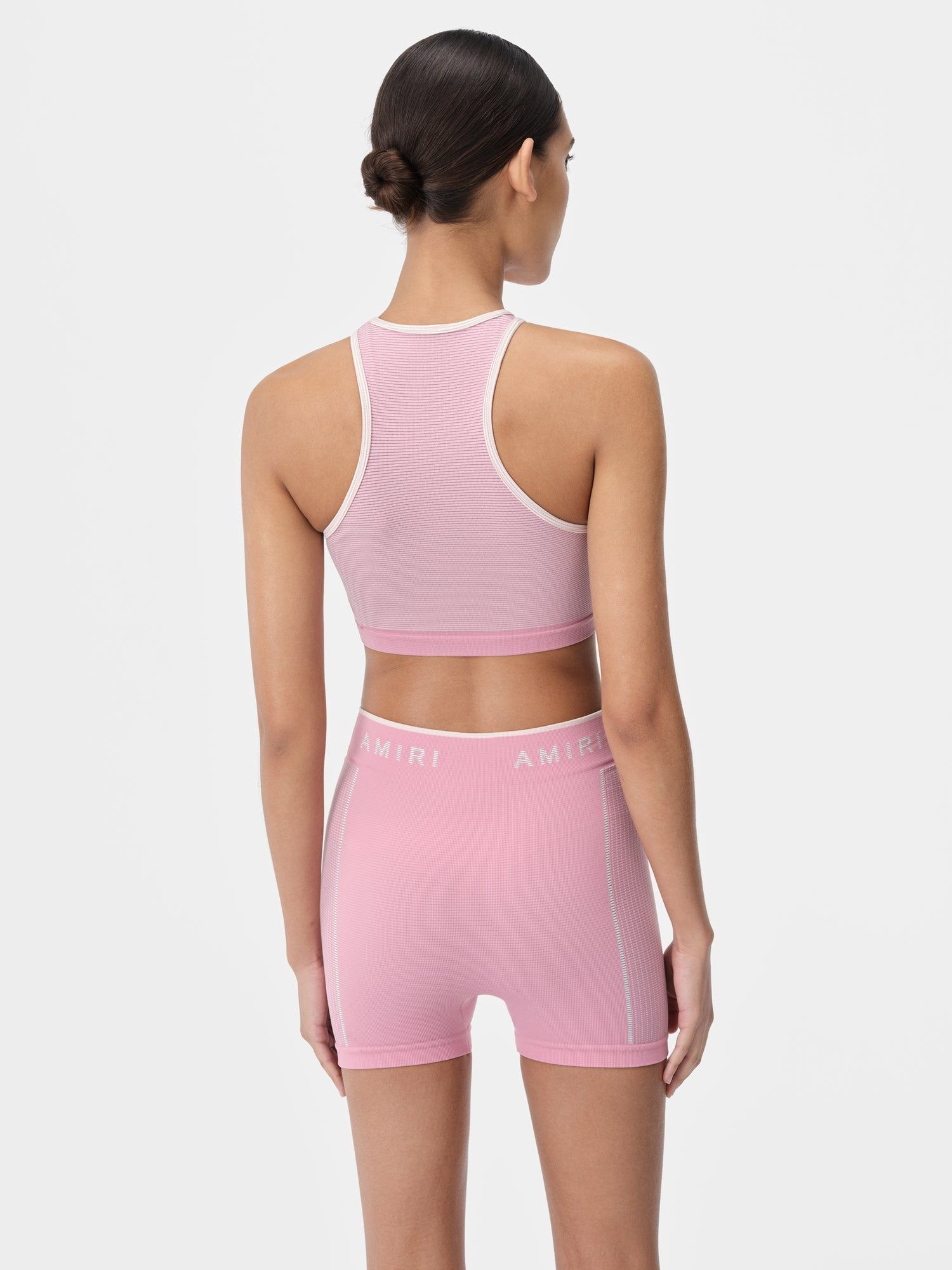 Amiri Ma Seamless Racerback Bra Women Activewear Pink | XKTLMJE-95