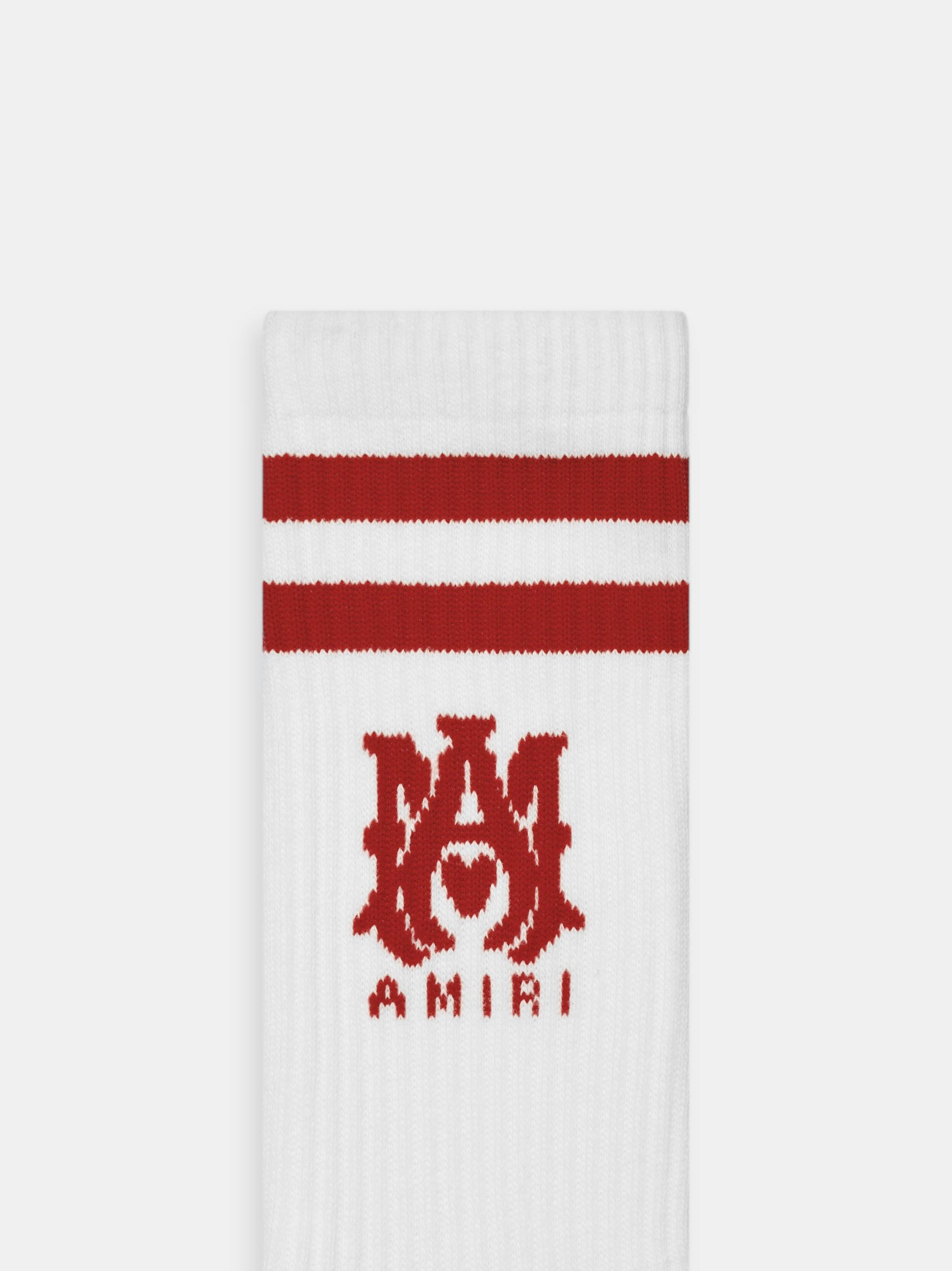 Amiri Ma Stripe Socks Men Socks White Orange Pink | QBRKEHM-08