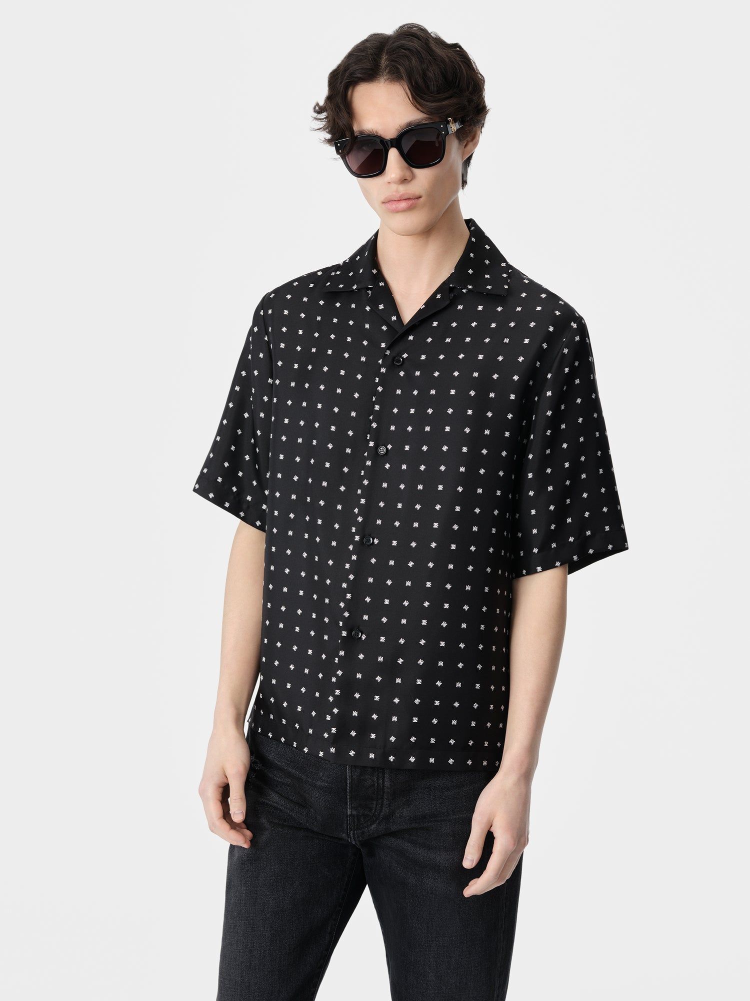 Amiri Mix And Match Ma Shirt Men Shirts Black | QTDOPLV-12