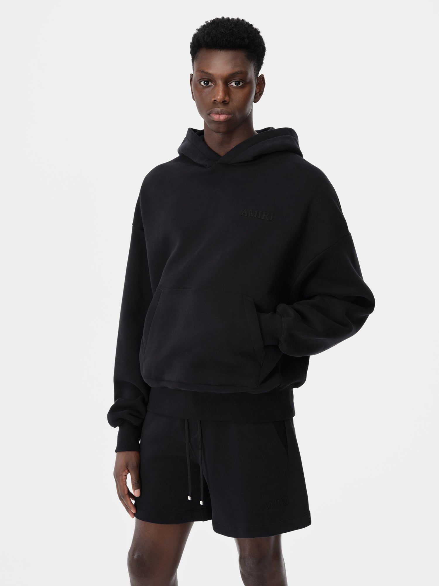 Amiri Oversized Hoodie Men Sweatshirts Black | DMHCAVX-34