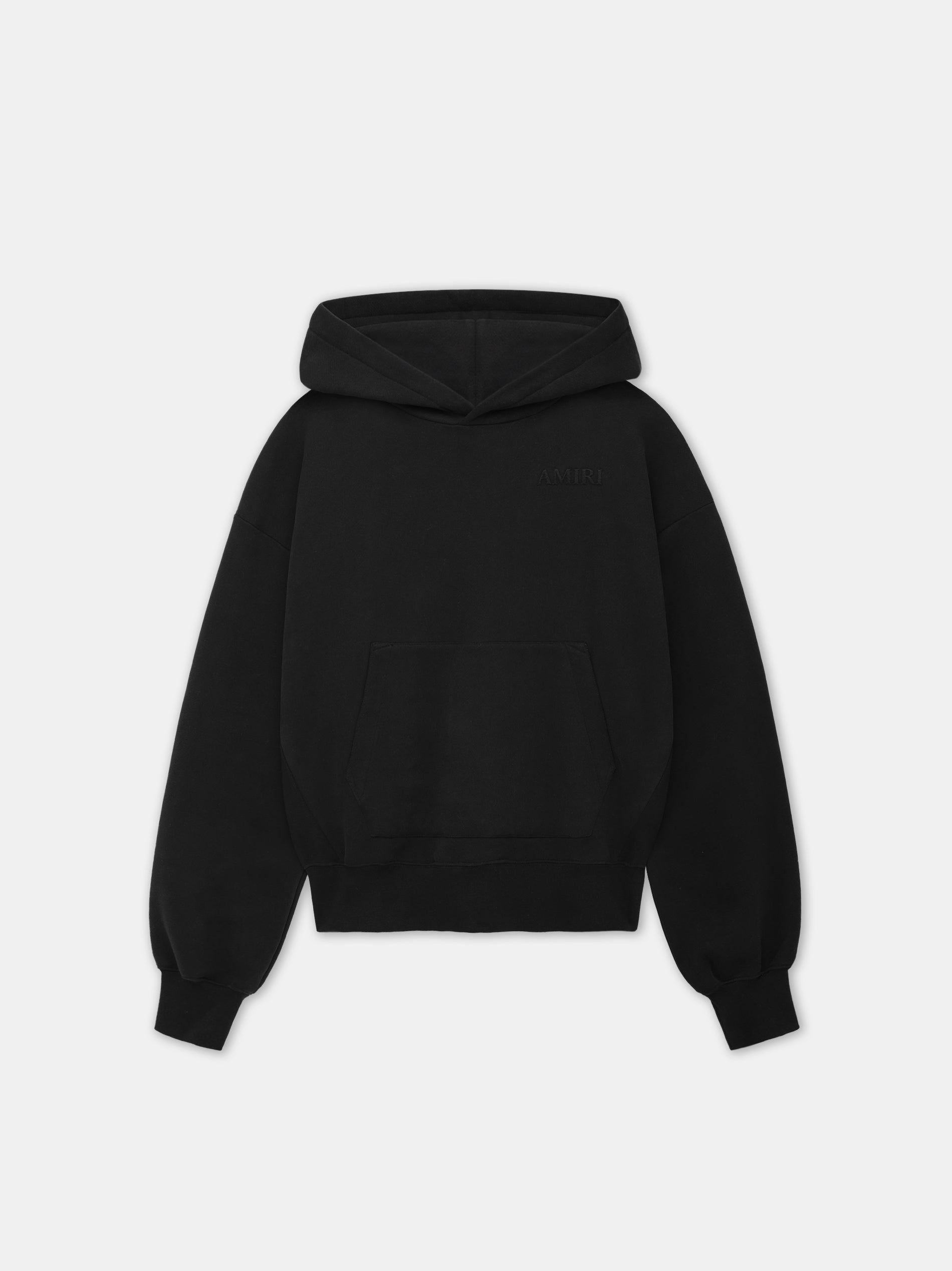 Amiri Oversized Hoodie Men Sweatshirts Black | DMHCAVX-34