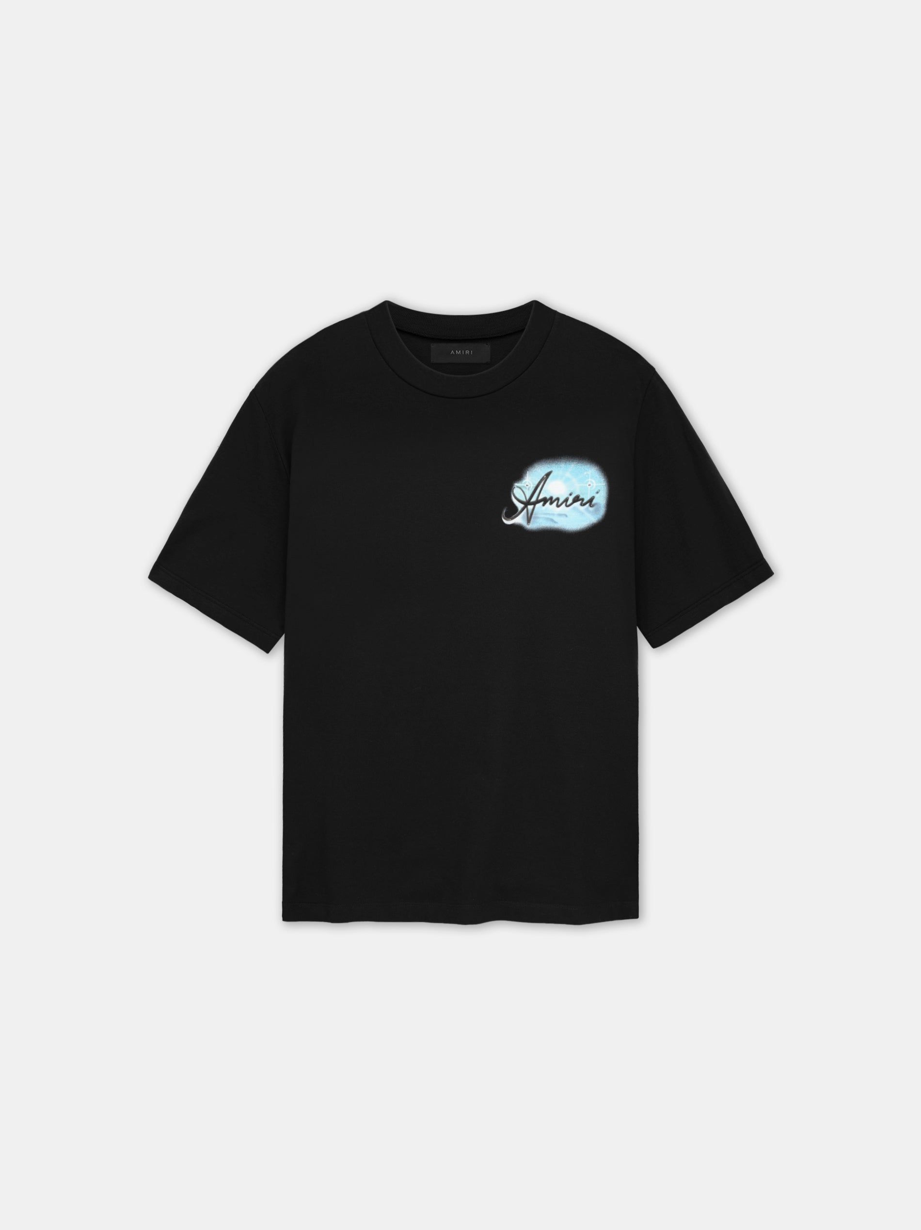 Amiri Paradise Airbrush Tee Men T Shirts Black | XRIANOM-90