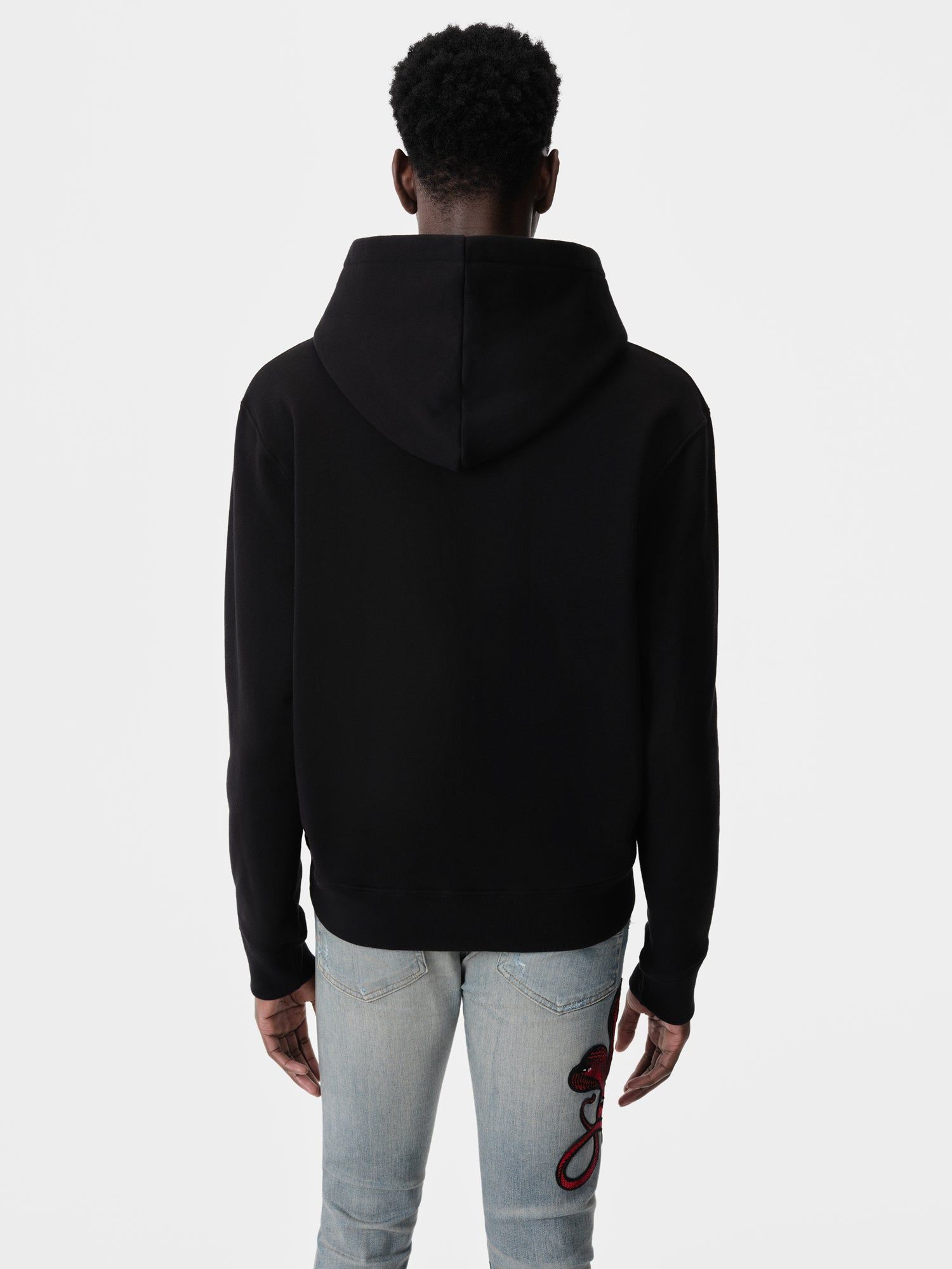 Amiri Poison Hoodie Men Sweatshirts Black Red | QMFUZAB-36