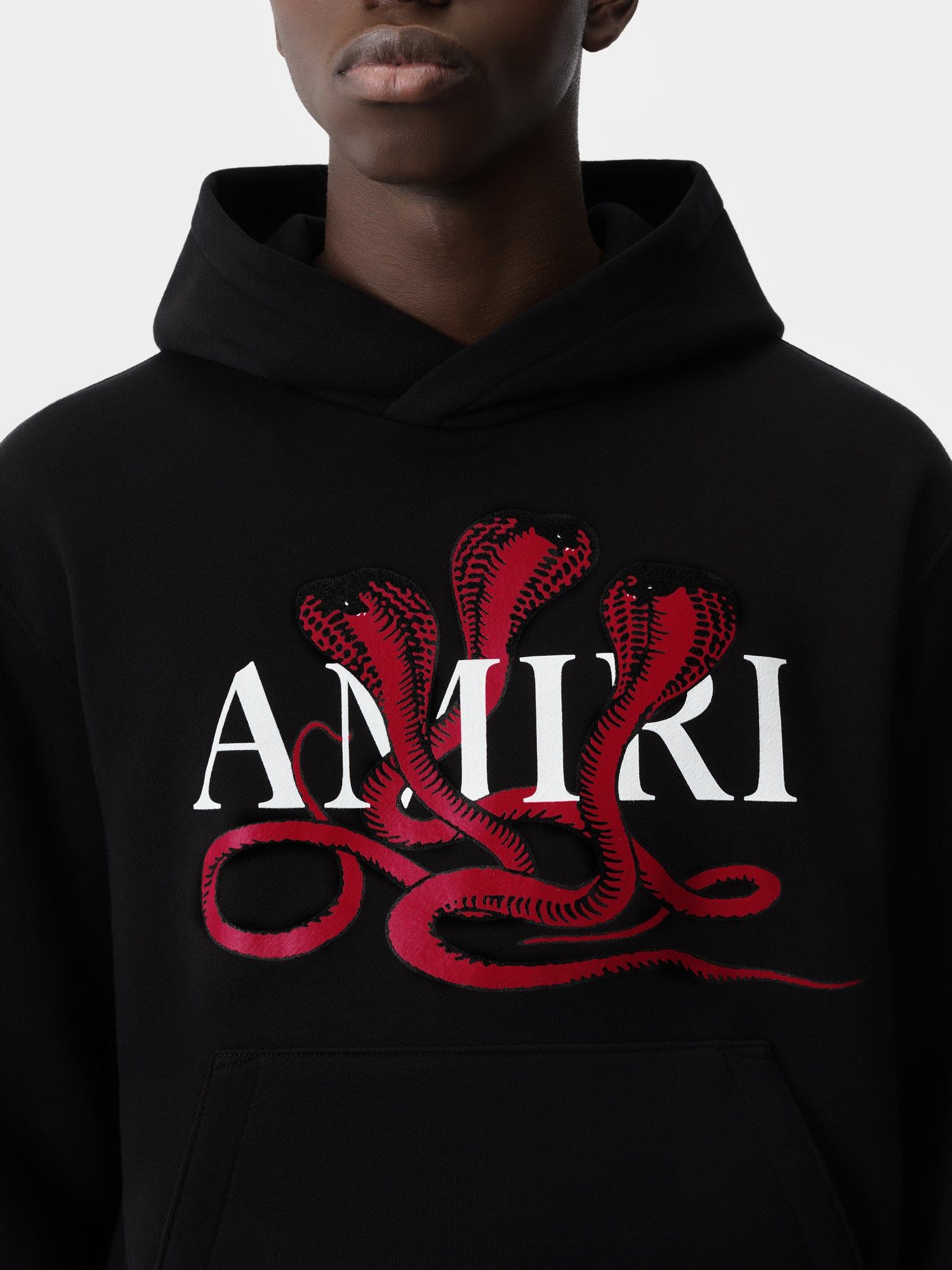 Amiri Poison Hoodie Men Sweatshirts Black Red | QMFUZAB-36