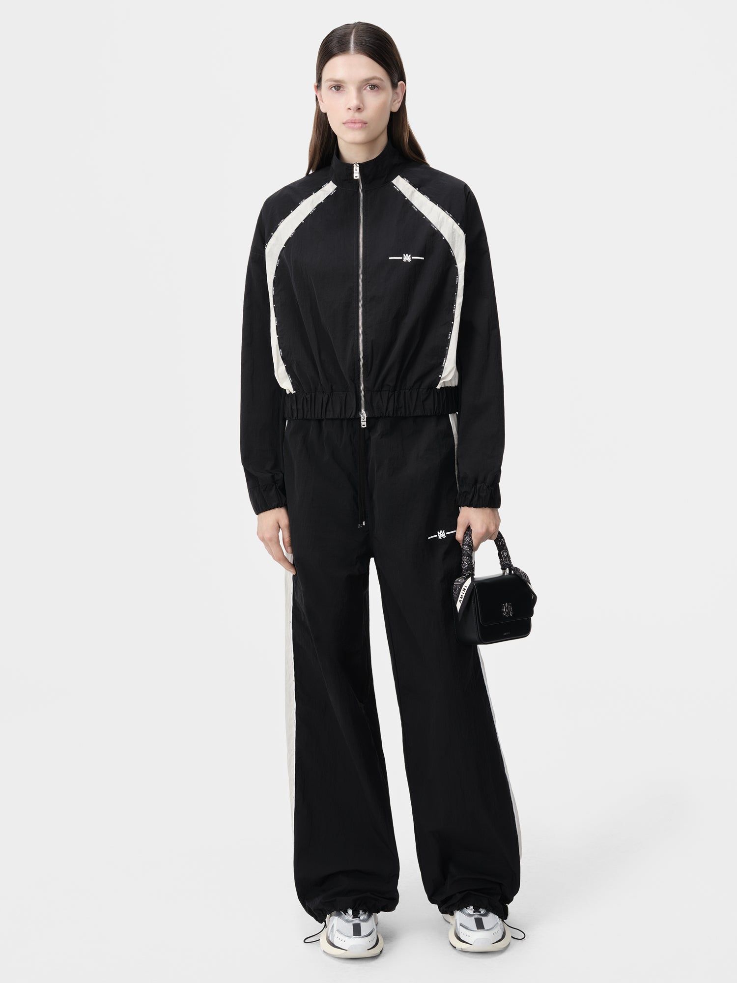 Amiri Raglan Ma Track Jacket Women Outerwear Black | CEUIZMS-03