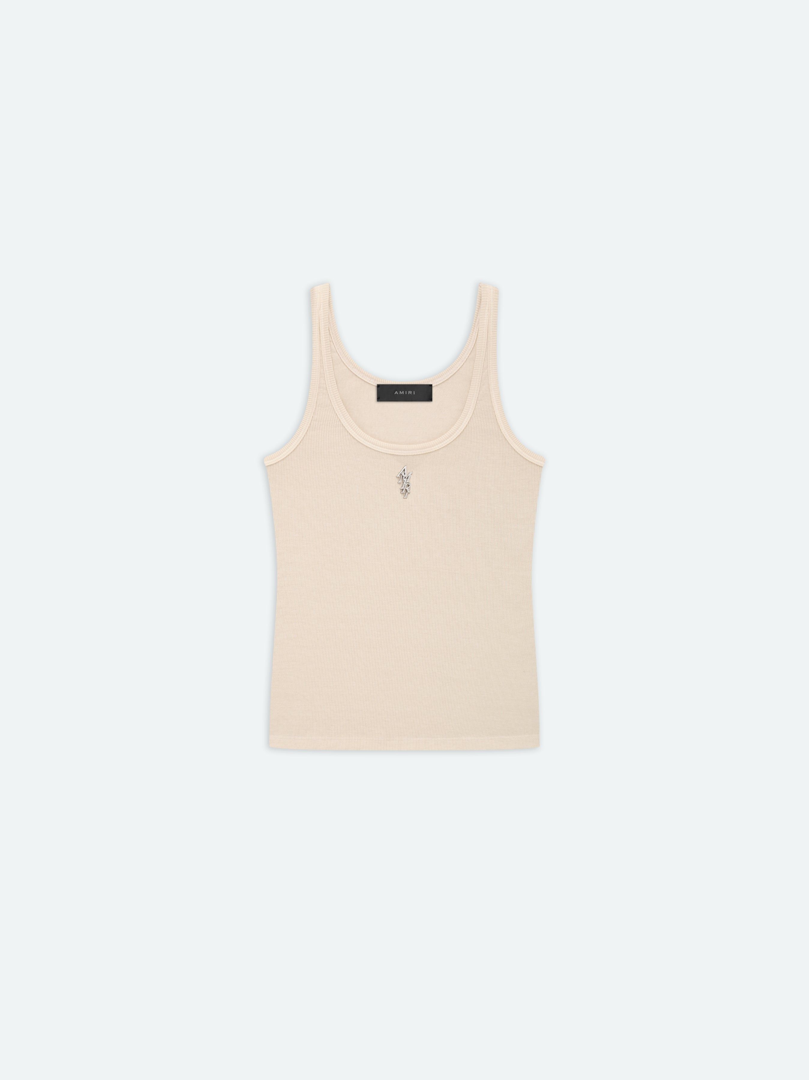 Amiri Rib Tank Women T Shirts Brown | VLYTMIW-19