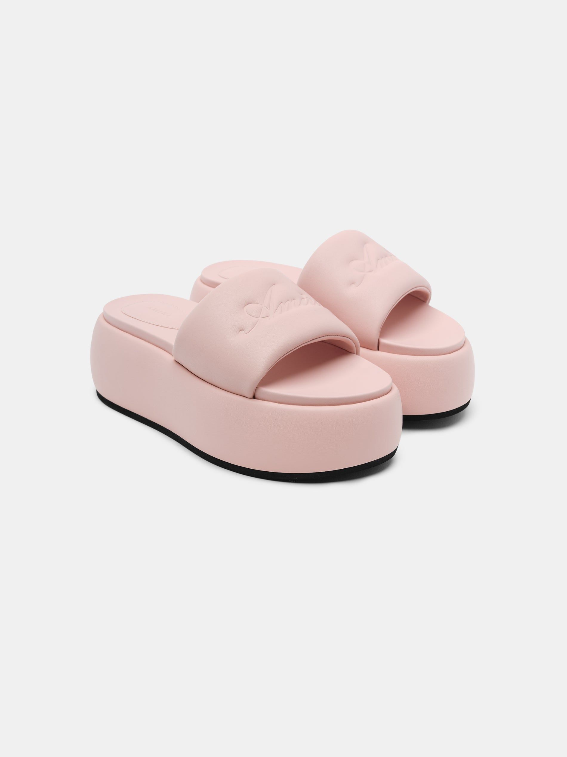 Amiri Script Platform Sandal Women Sandals Pink | RNCBTDZ-93