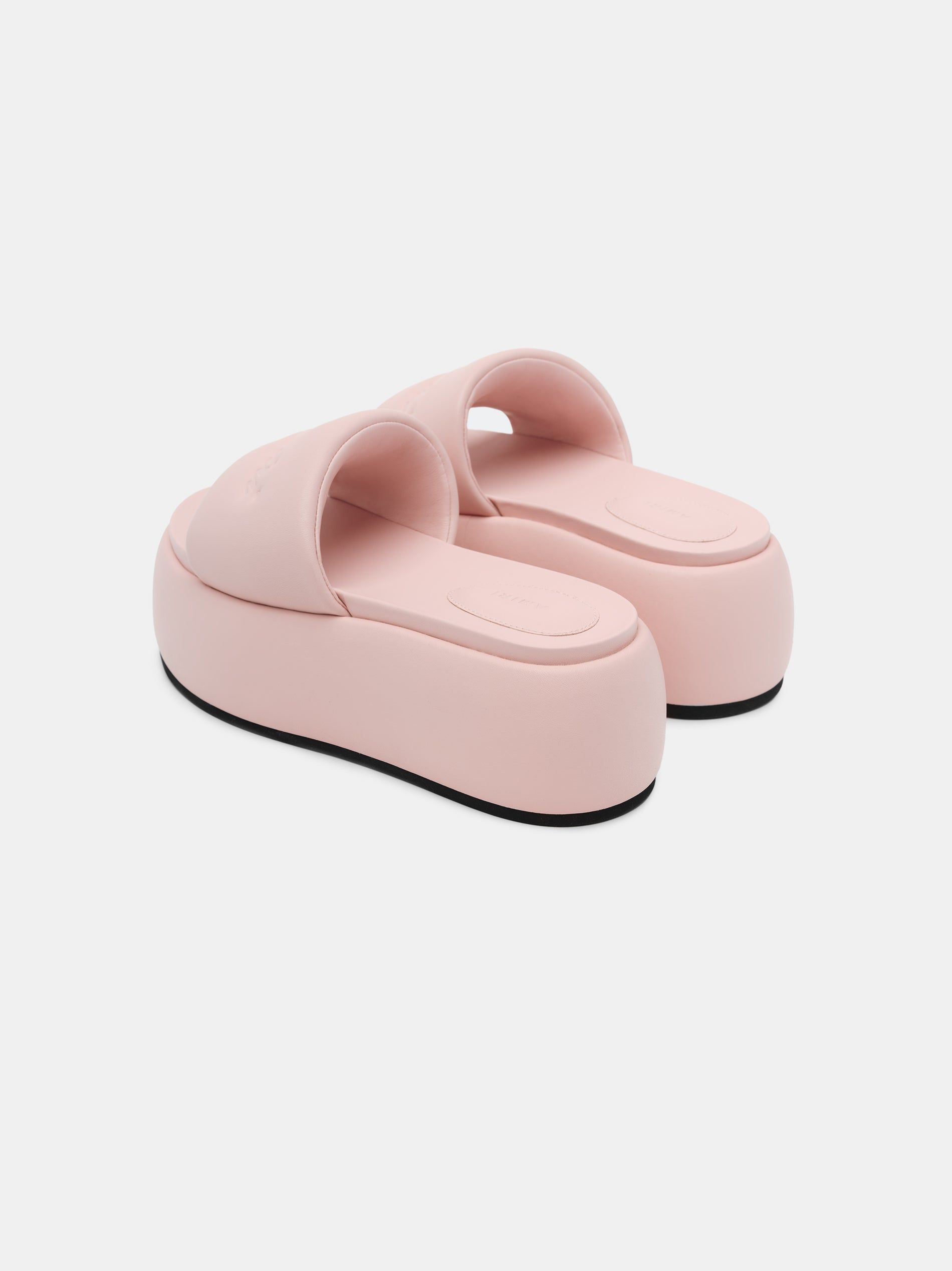 Amiri Script Platform Sandal Women Sandals Pink | RNCBTDZ-93