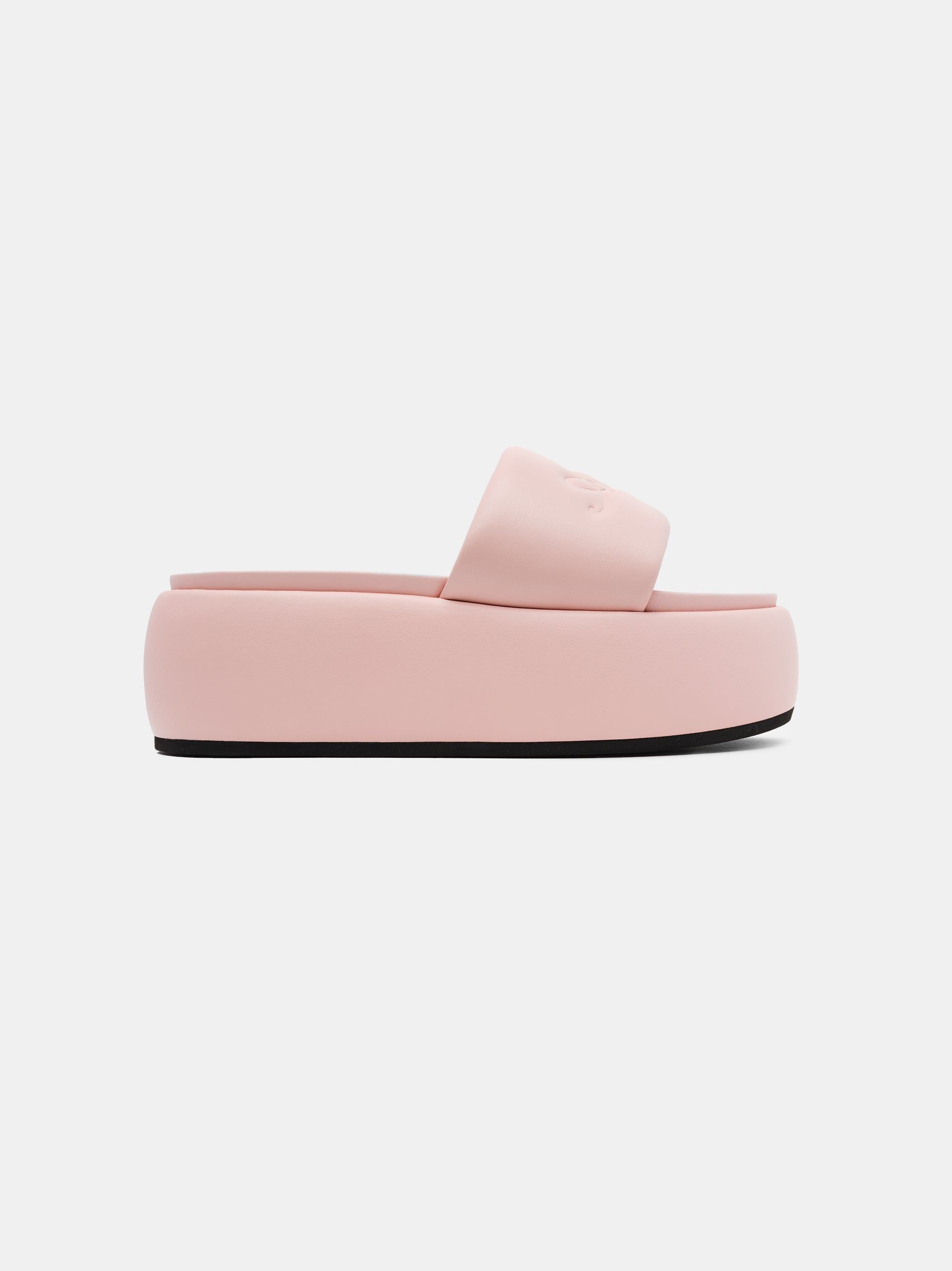 Amiri Script Platform Sandal Women Sandals Pink | RNCBTDZ-93