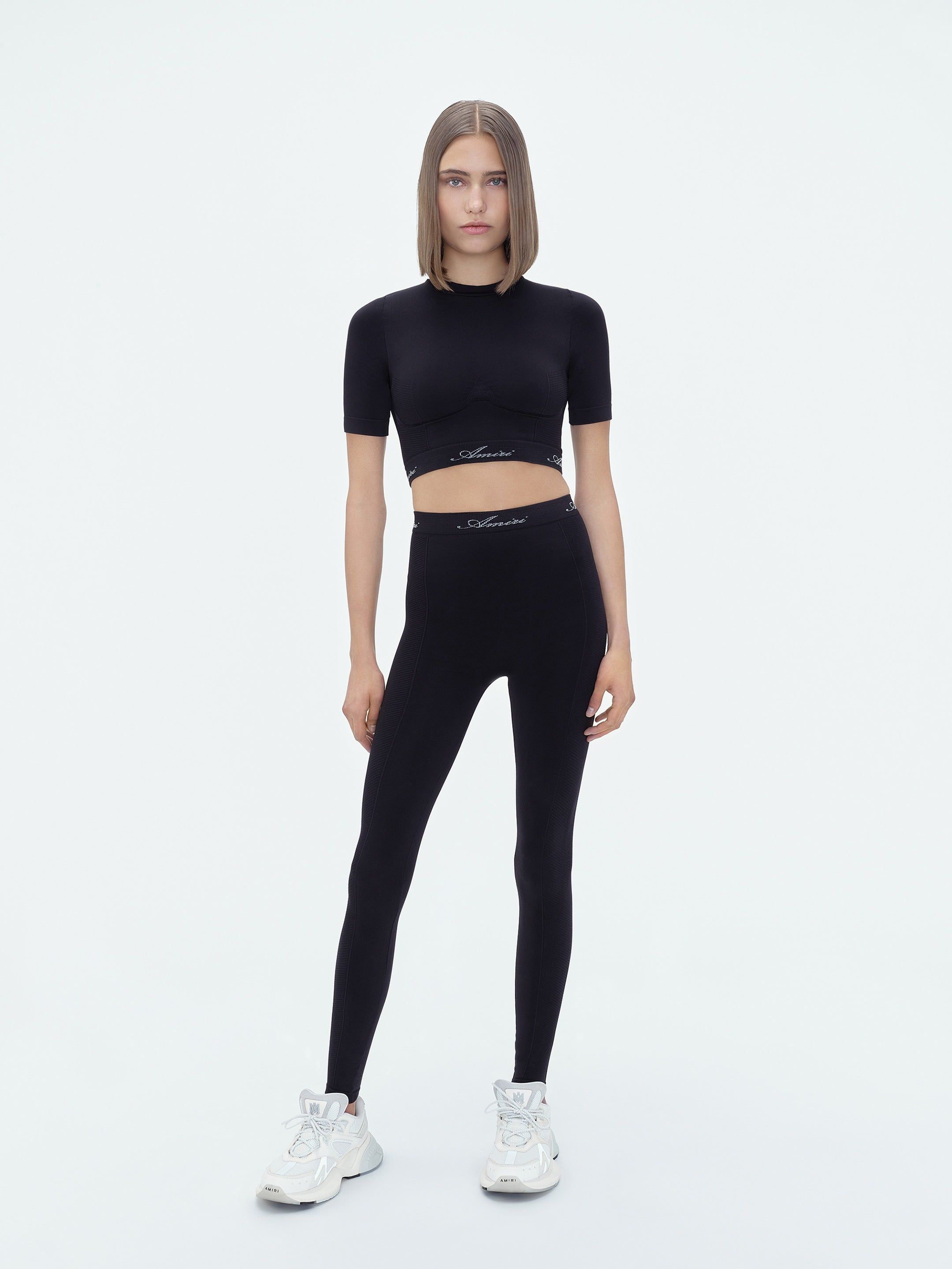 Amiri Seamless Leggings Women Activewear Black | GNIRTOK-59