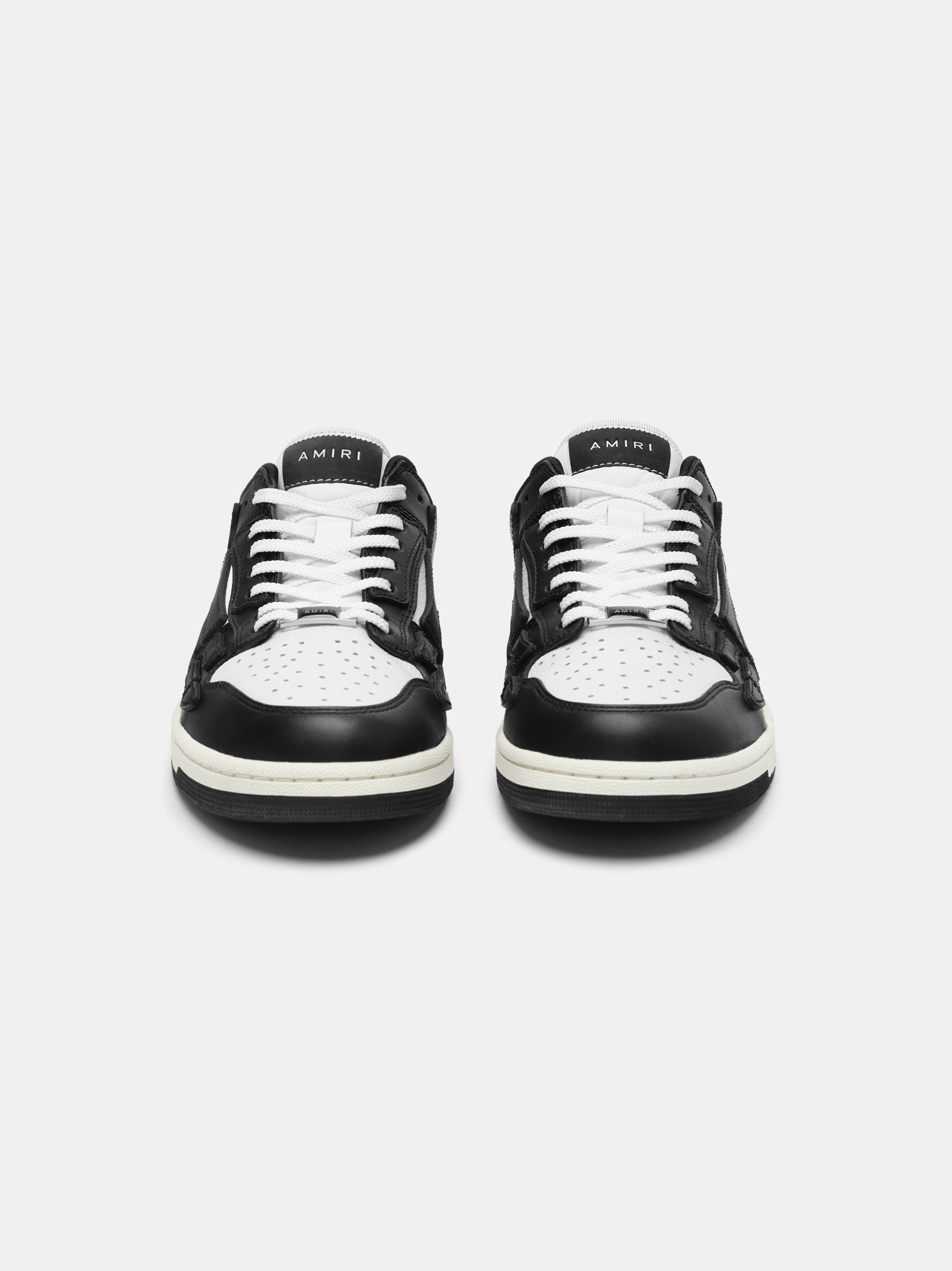 Amiri Skel-top Low Women Sneakers Black / White | YCNIVDA-60