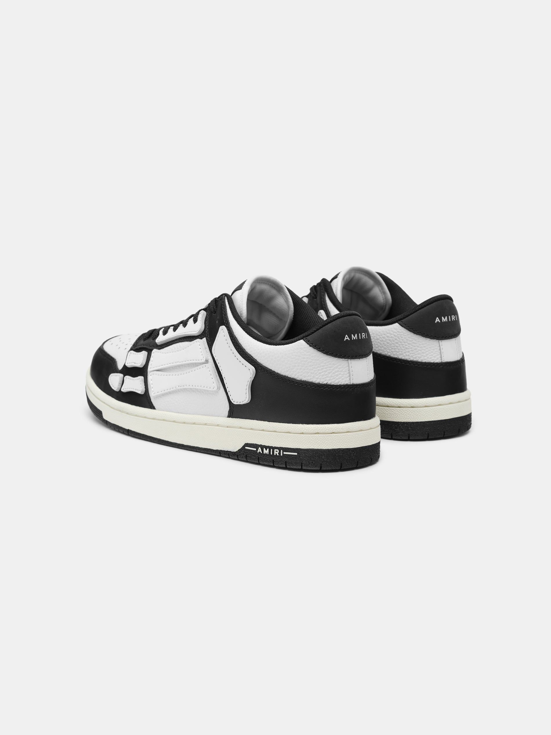 Amiri Skel-top Low Women Sneakers Black / White | YCNIVDA-60