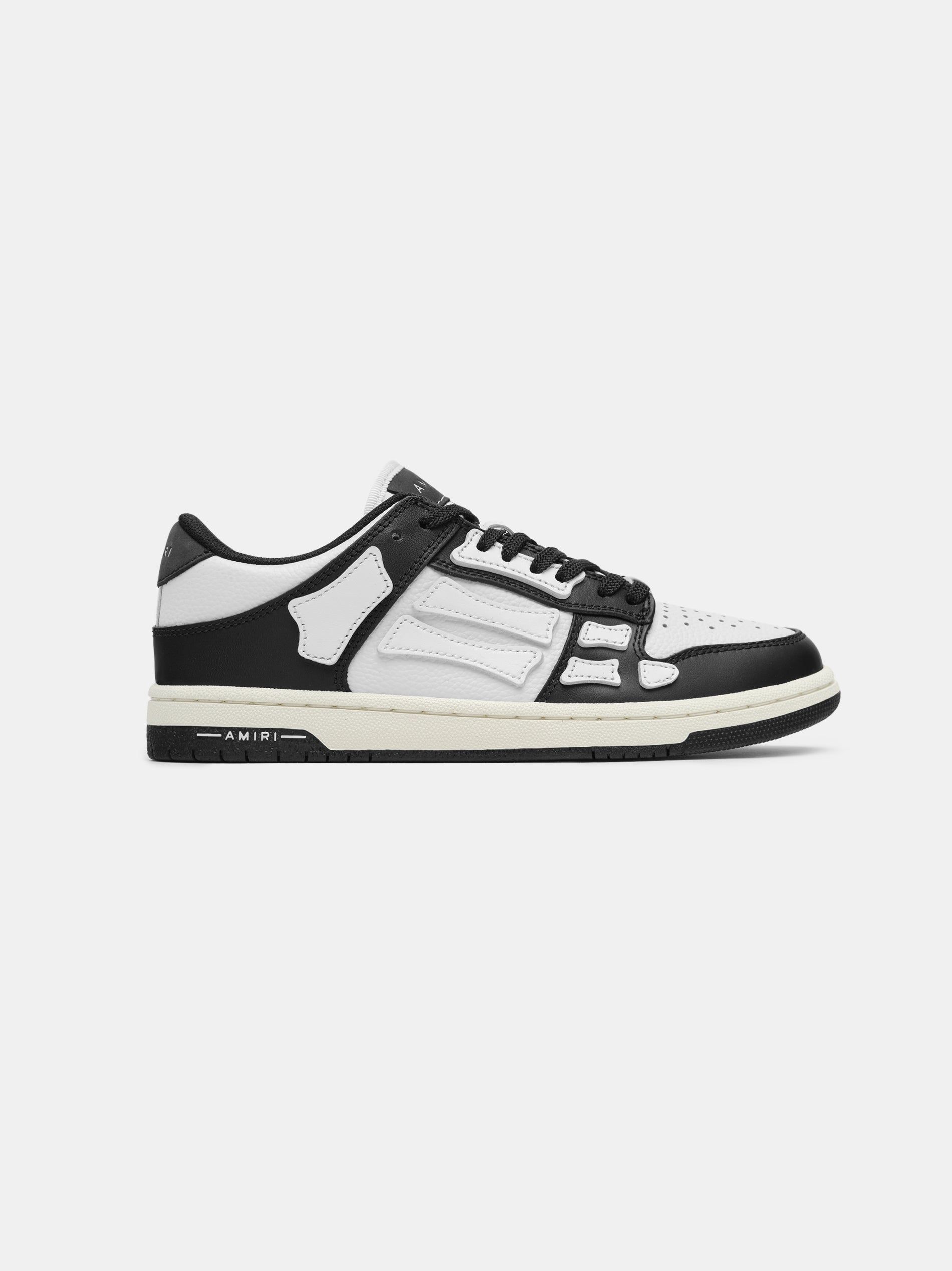 Amiri Skel-top Low Women Sneakers Black / White | YCNIVDA-60