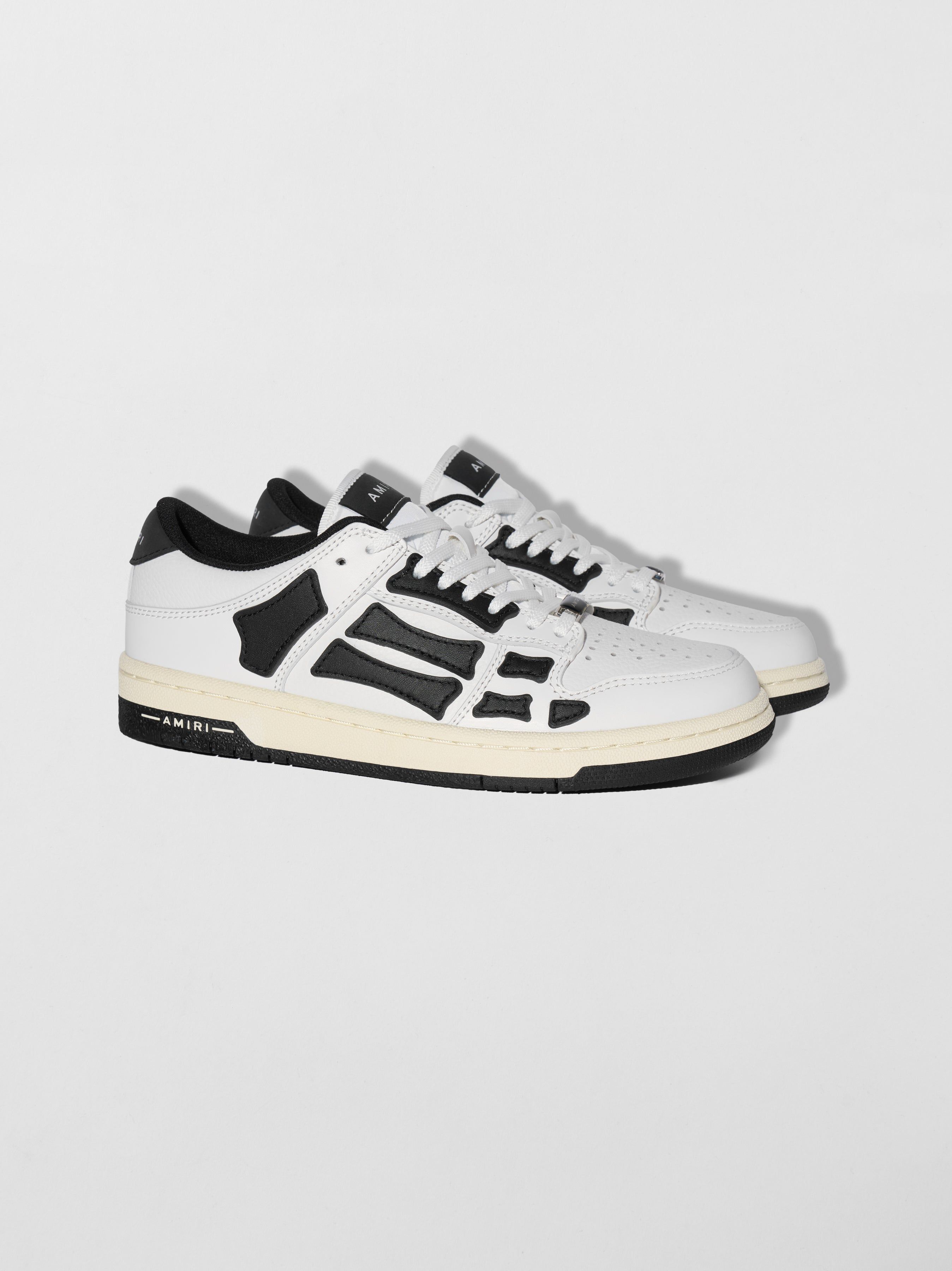 Amiri Skel-top Low Women Sneakers White / Black | KPXRLFM-13
