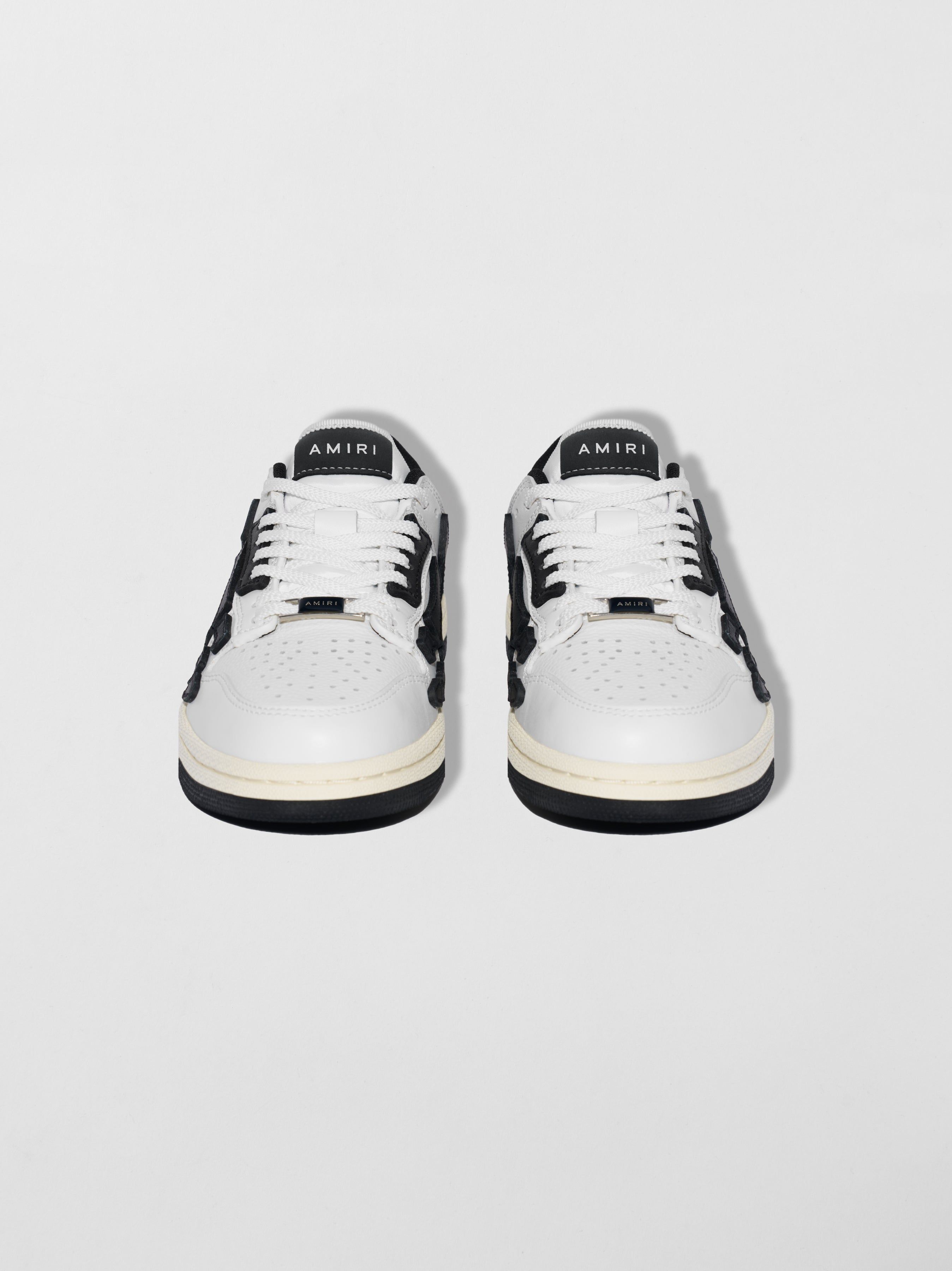Amiri Skel-top Low Women Sneakers White / Black | KPXRLFM-13