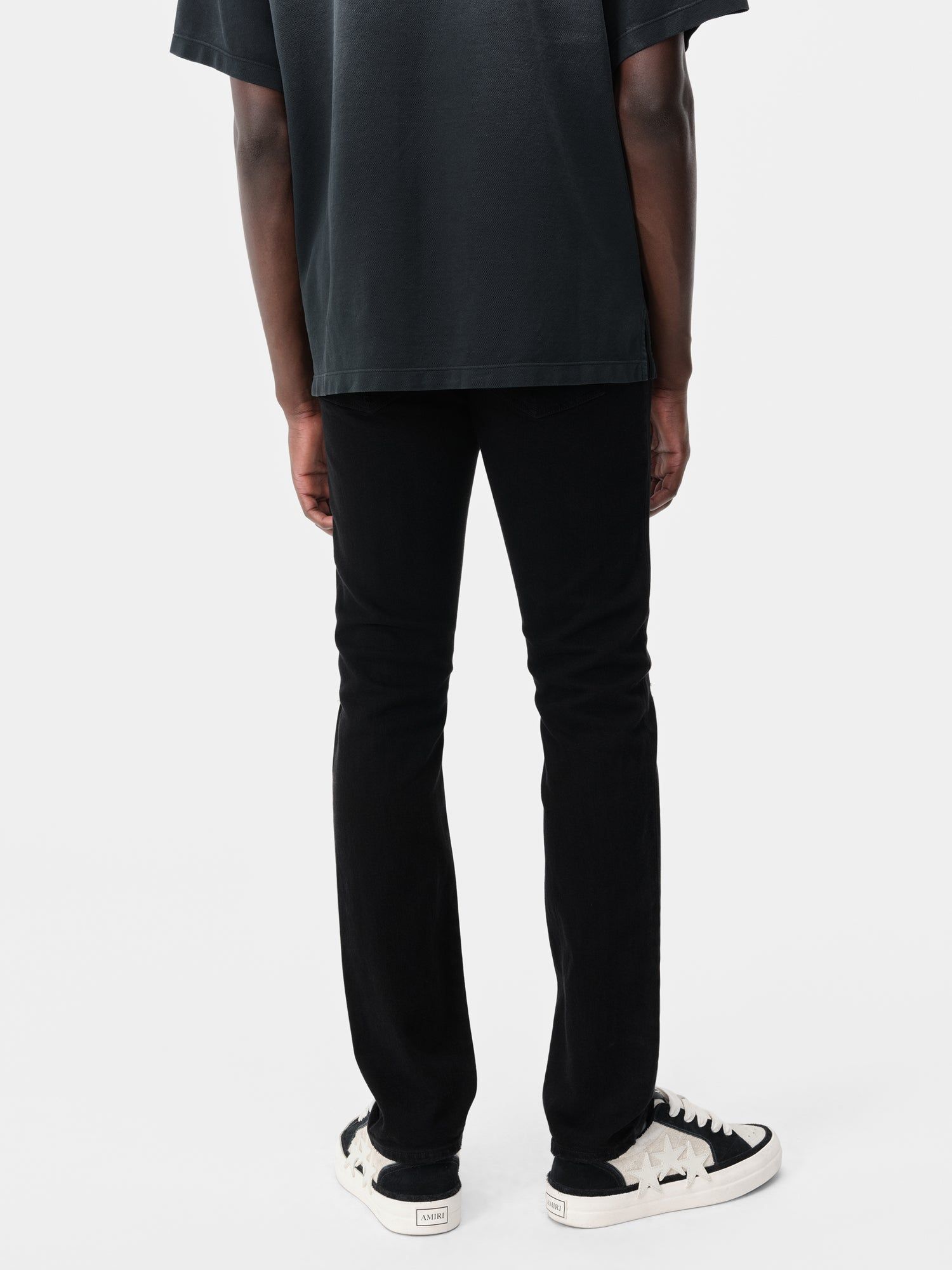 Amiri Slash Slim Jean Men Denim Black | WVFXAHJ-37