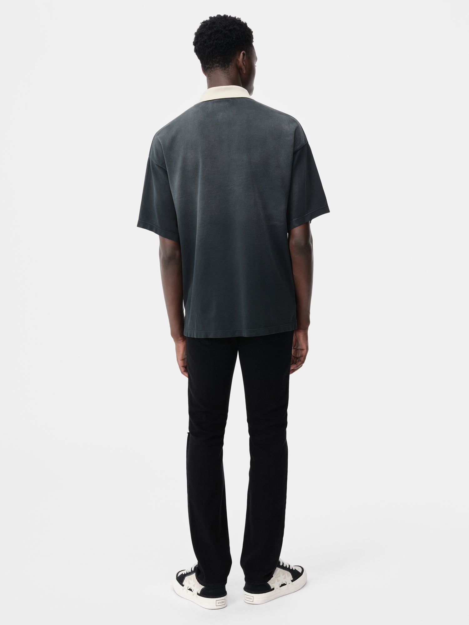 Amiri Slash Slim Jean Men Denim Black | WVFXAHJ-37
