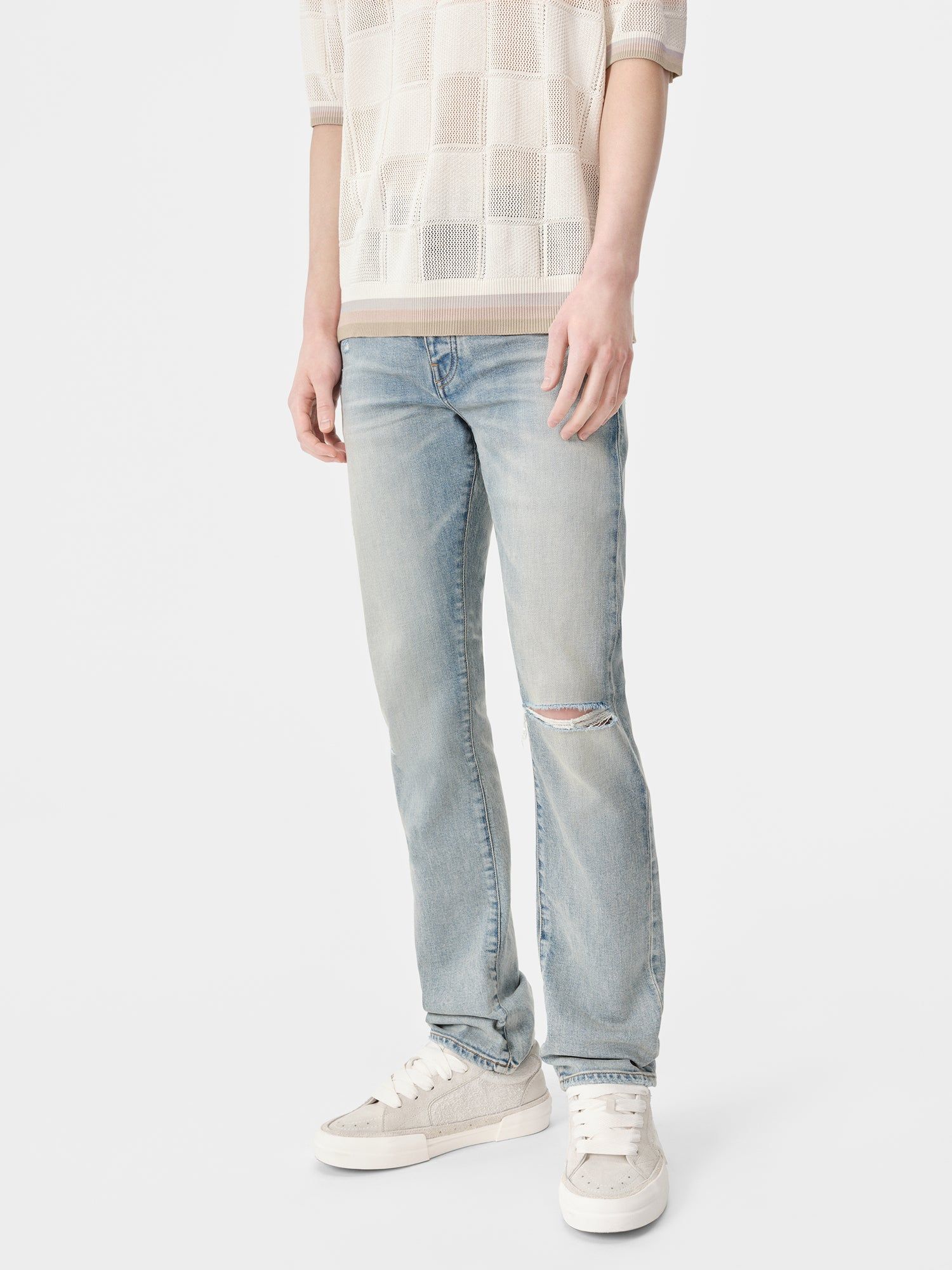 Amiri Slash Slim Jean Men Denim Indigo | MTFJYVB-59