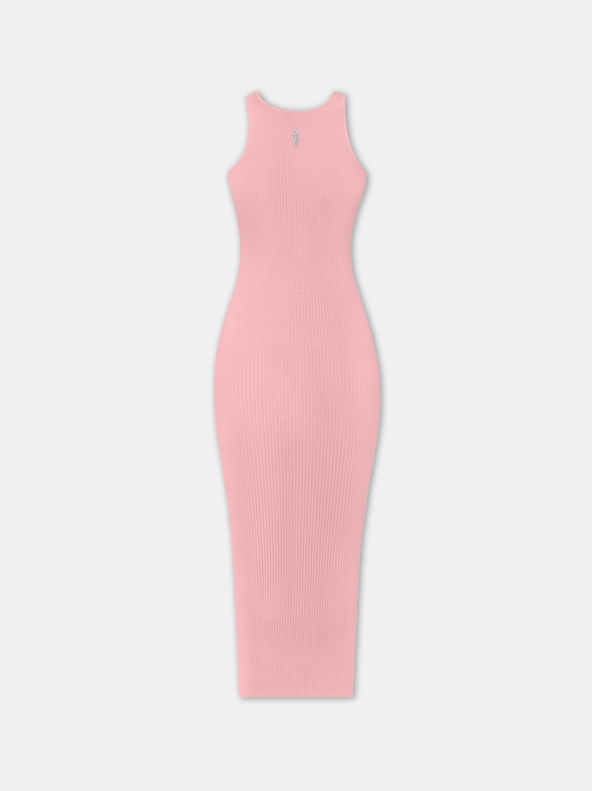 Amiri Stacked Maxi Dress Women Knitwear Pink | POFXYWS-02
