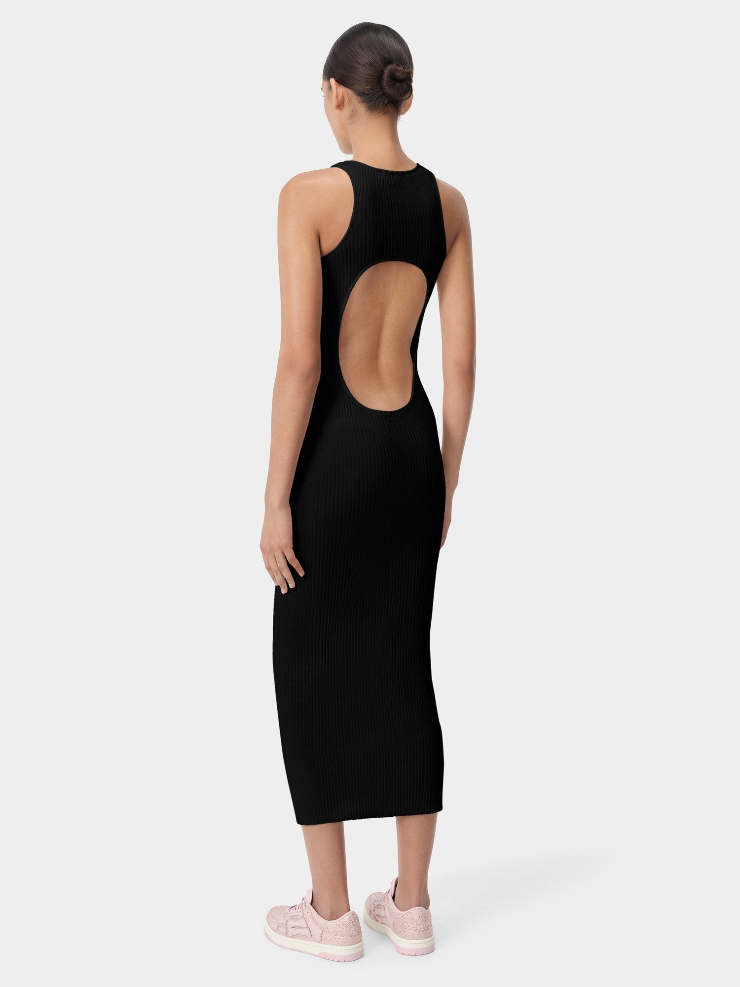 Amiri Stacked Maxi Dress Women Knitwear Black | WPDRNZH-24