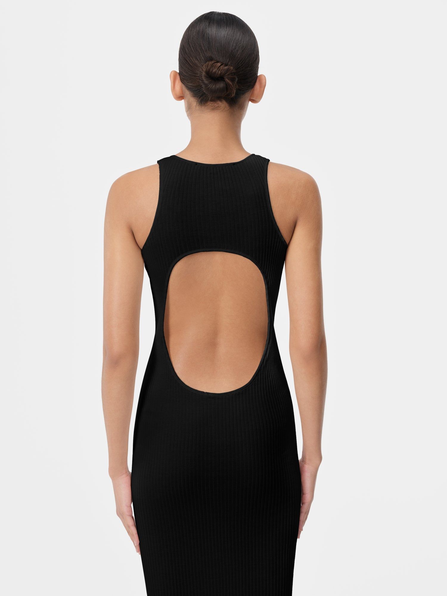 Amiri Stacked Maxi Dress Women Knitwear Black | WPDRNZH-24