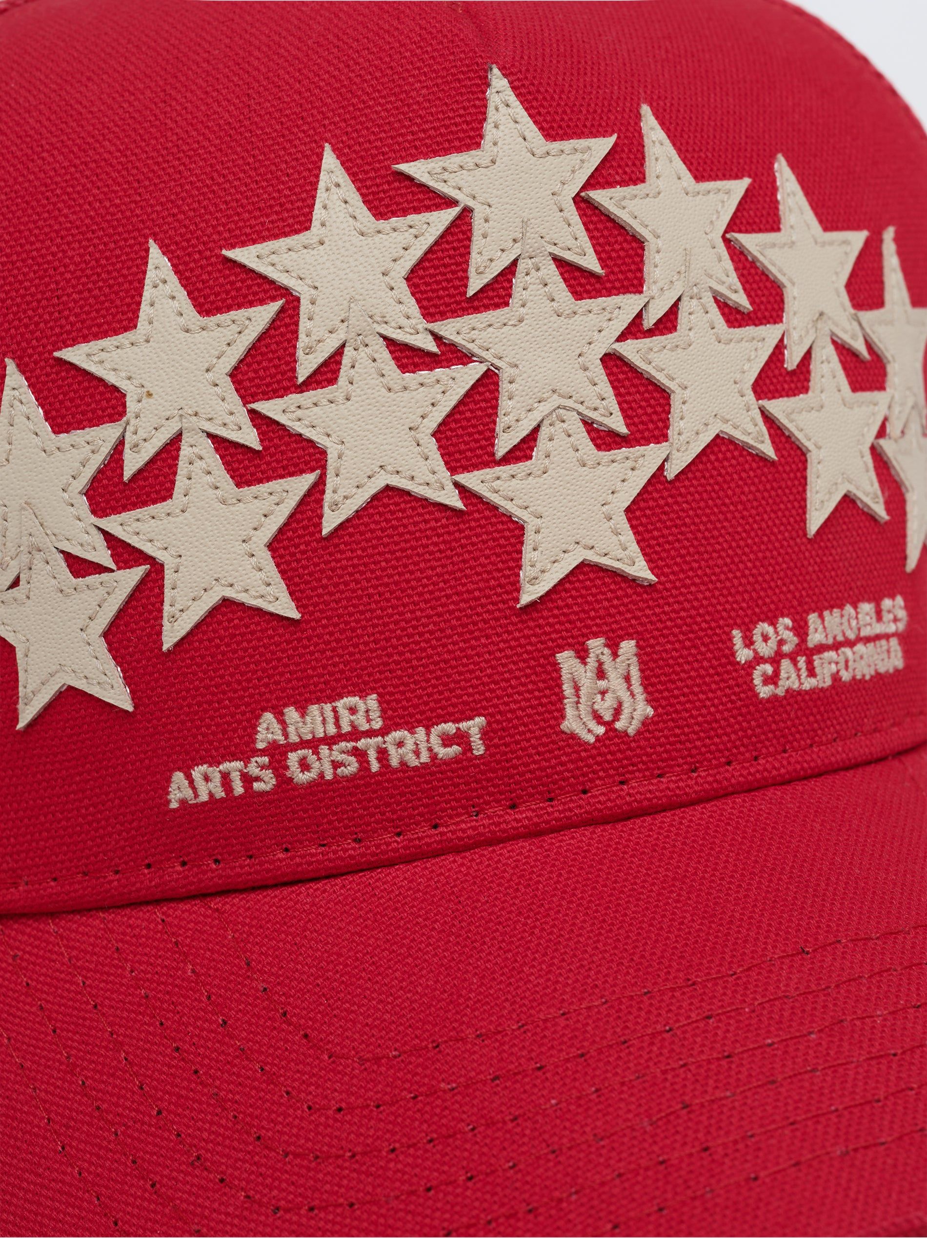 Amiri Stars Trucker Hat Men Hats Red | MISQLRG-65