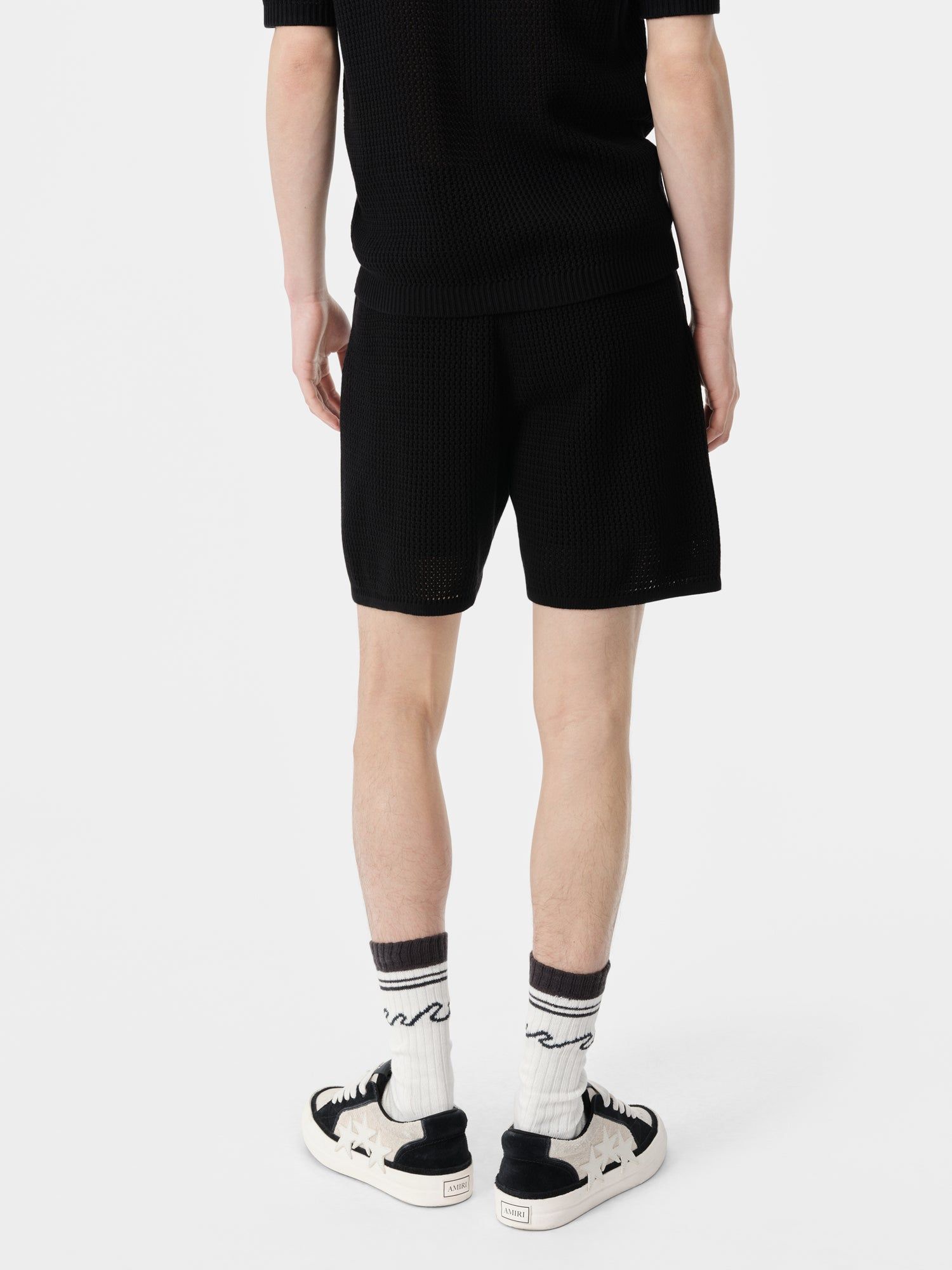Amiri Surf Club Crotchet Short Men Knitwear Black | BIUOKNW-83