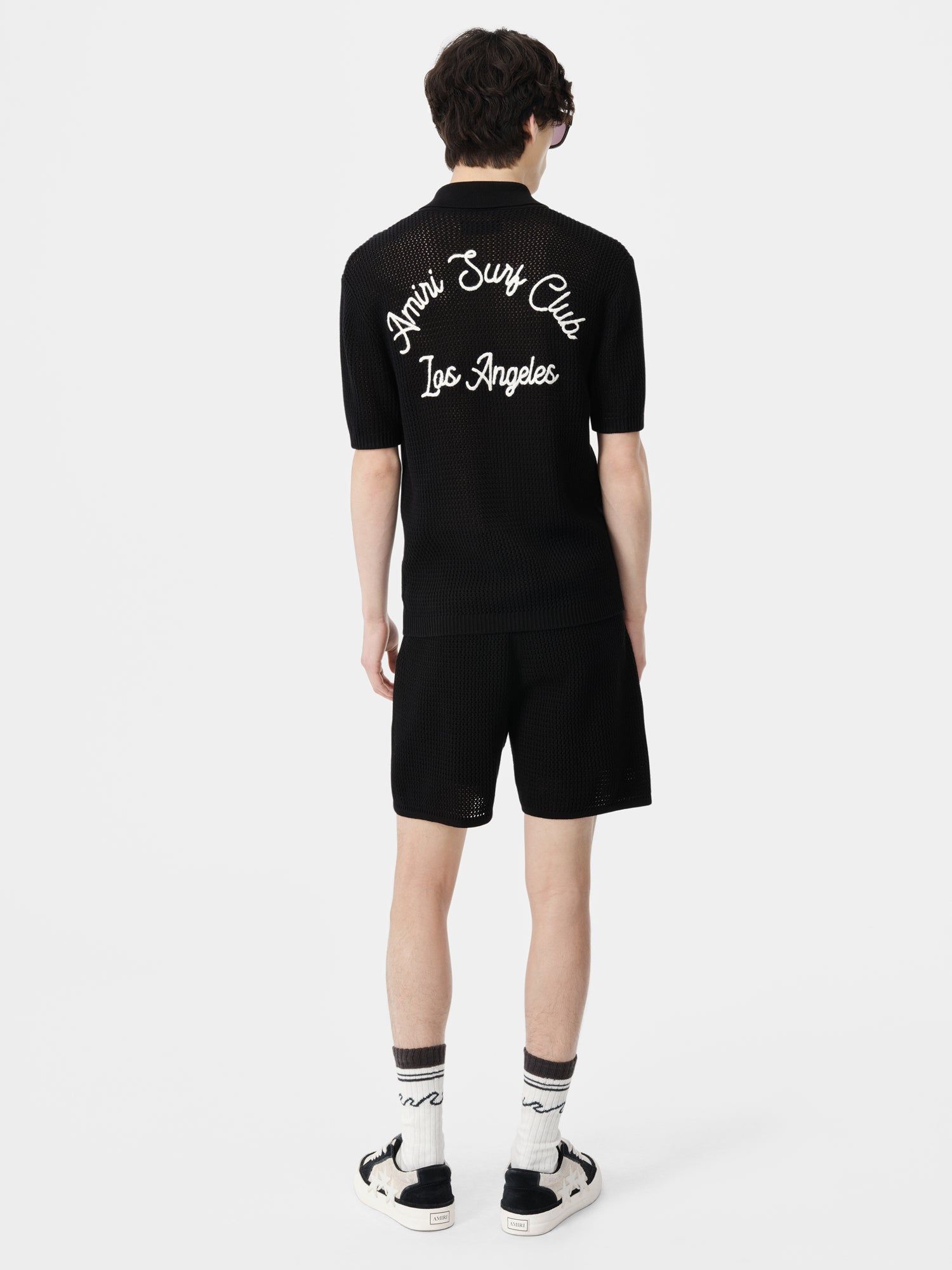 Amiri Surf Club Crotchet Short Men Knitwear Black | BIUOKNW-83