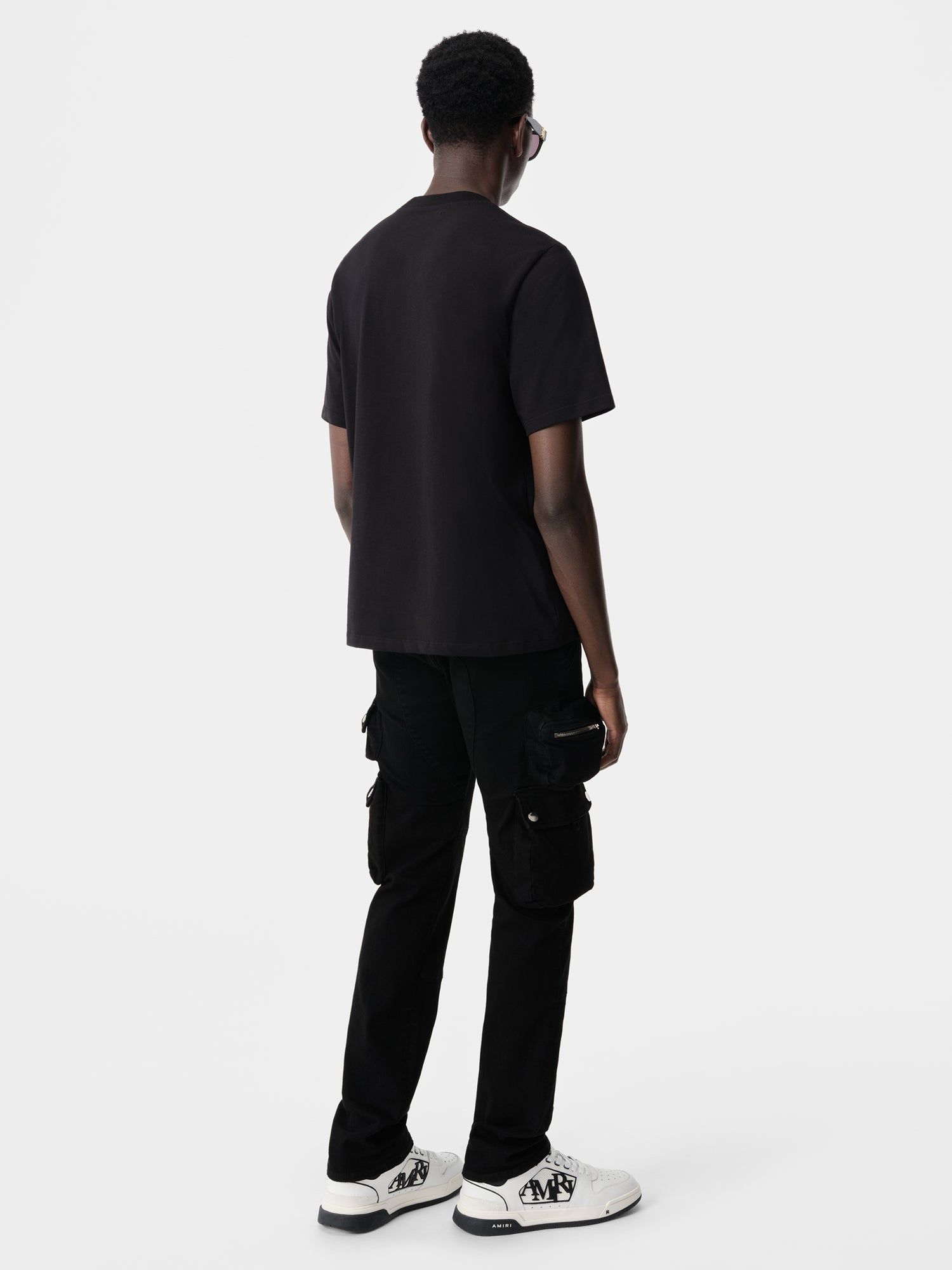 Amiri Tactical Cargo Men Denim Black | OTAEZQL-36