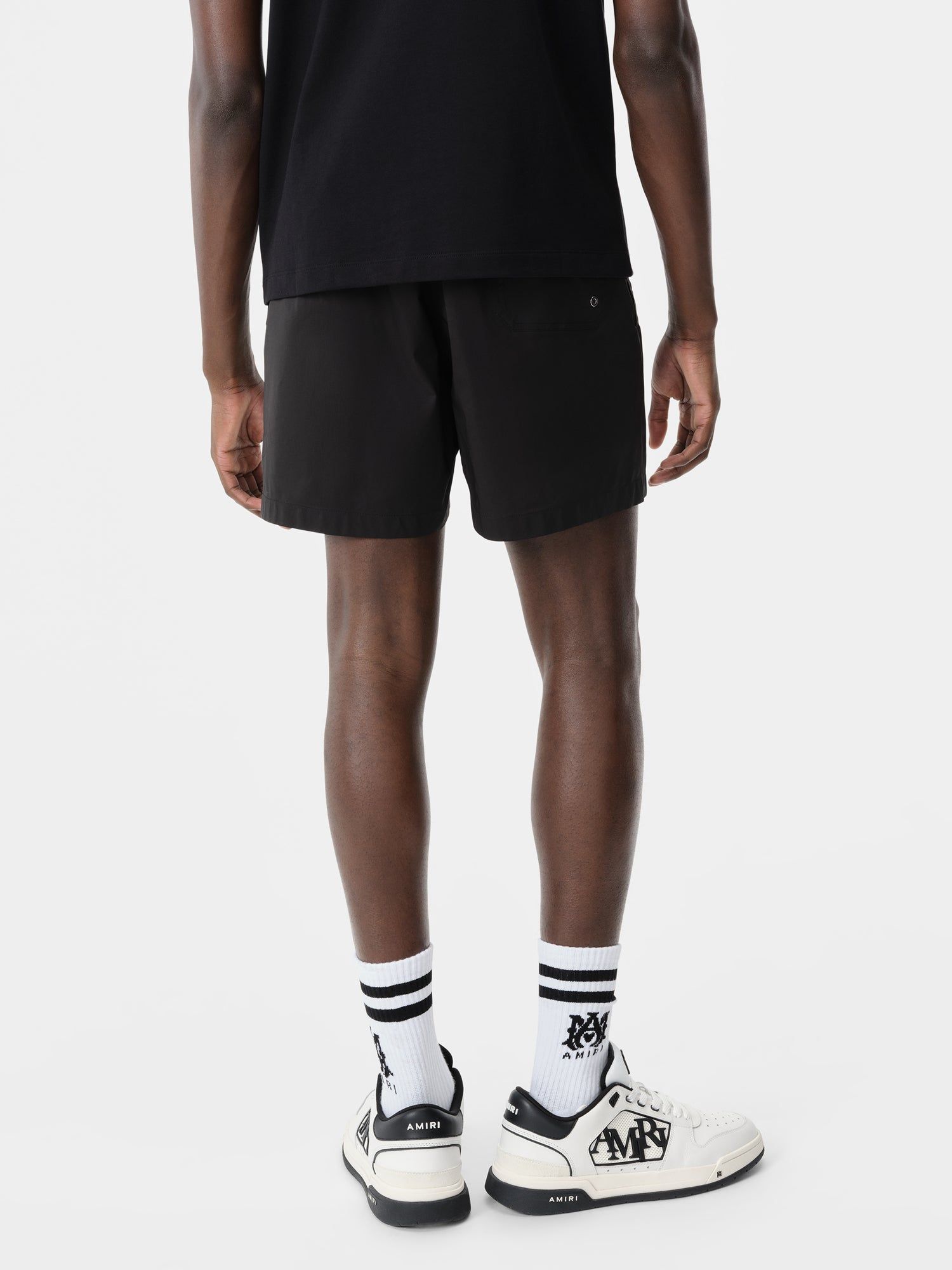 Amiri Twisted Palms Swim Trunk Men Swimwear Black | BLKTNYD-34